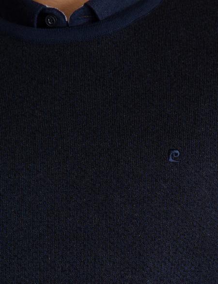 Lacivert Slim Fit Triko Kazak - 50197162001