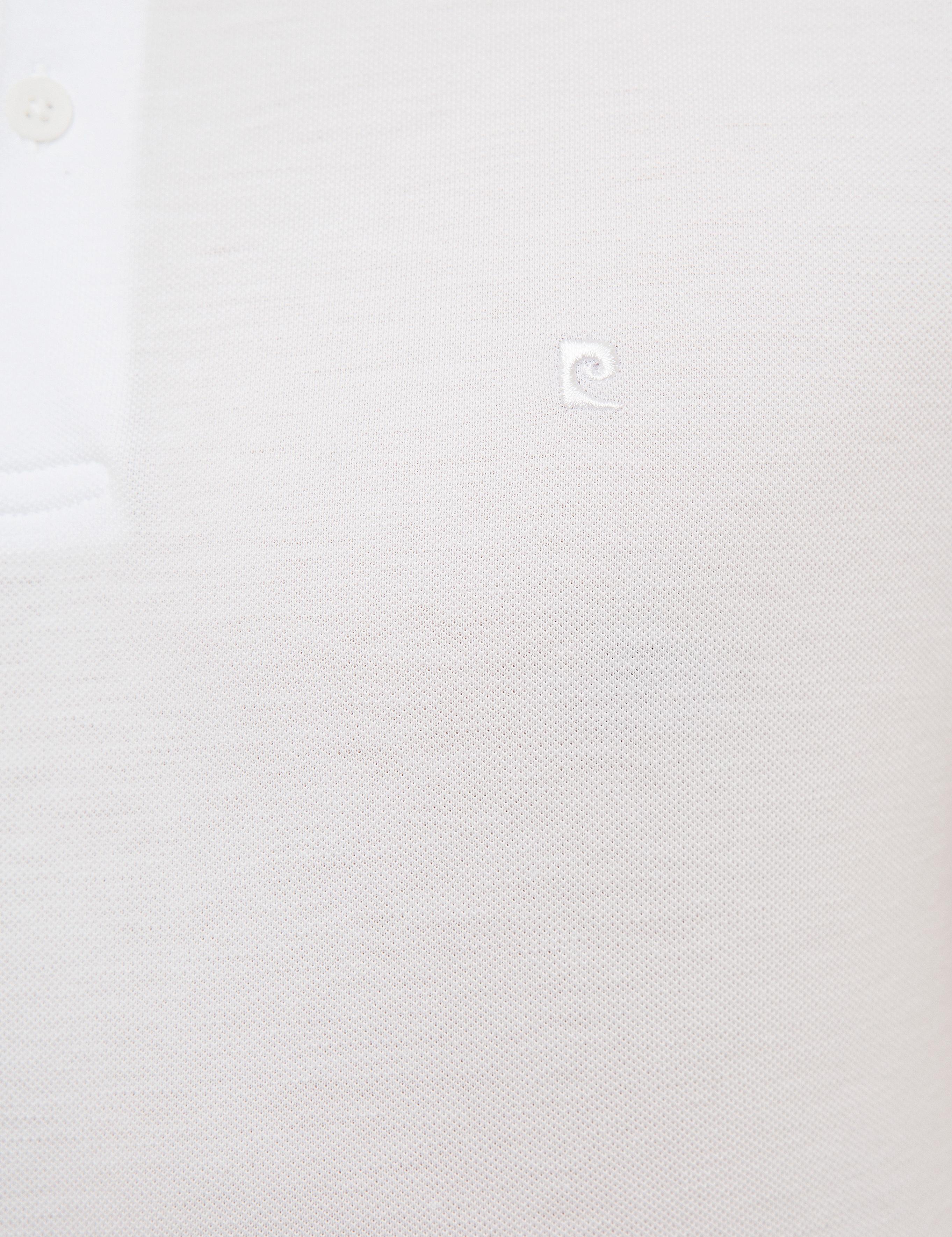 Beyaz Slim Fit Polo Yaka T-Shirt