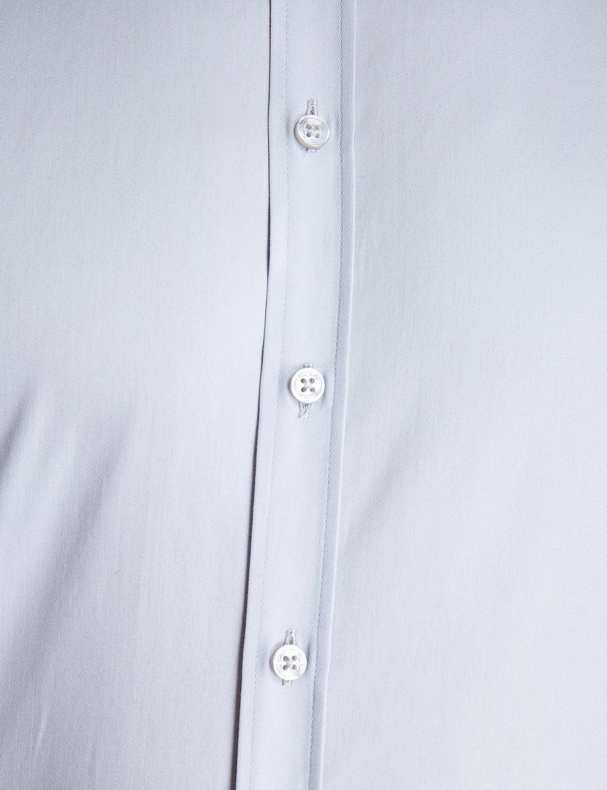 Gri Slim Fit Gömlek - 50199436046