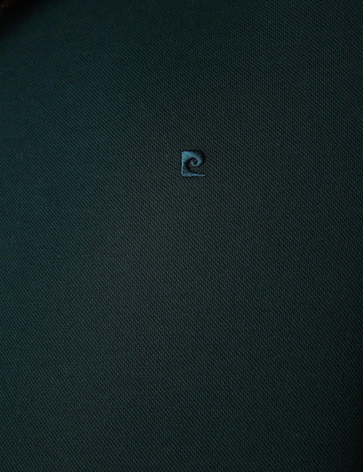 Koyu Yeşil Slim Fit Basic Polo Yaka T-Shirt - 50199595084