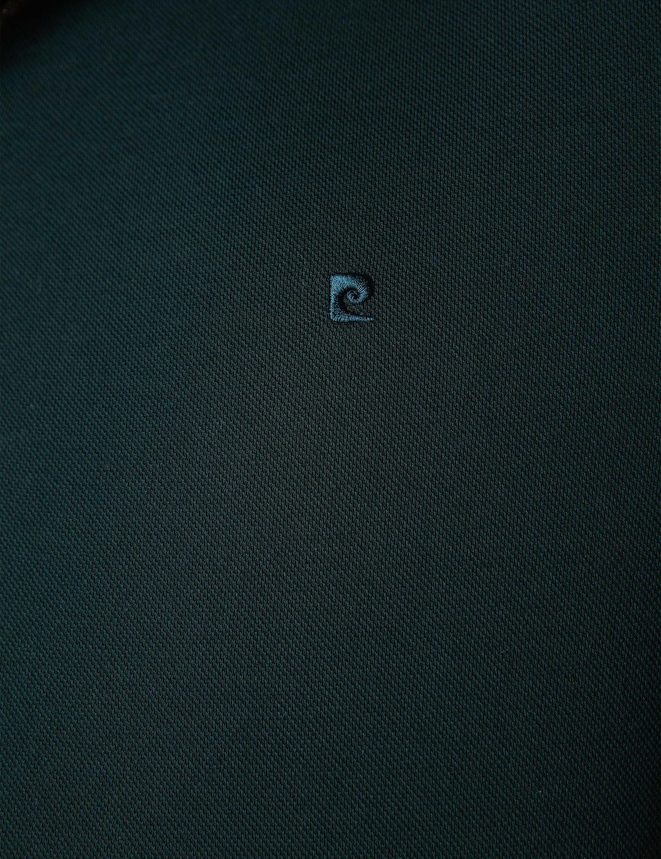 Koyu Yeşil Slim Fit Basic Polo Yaka T-Shirt