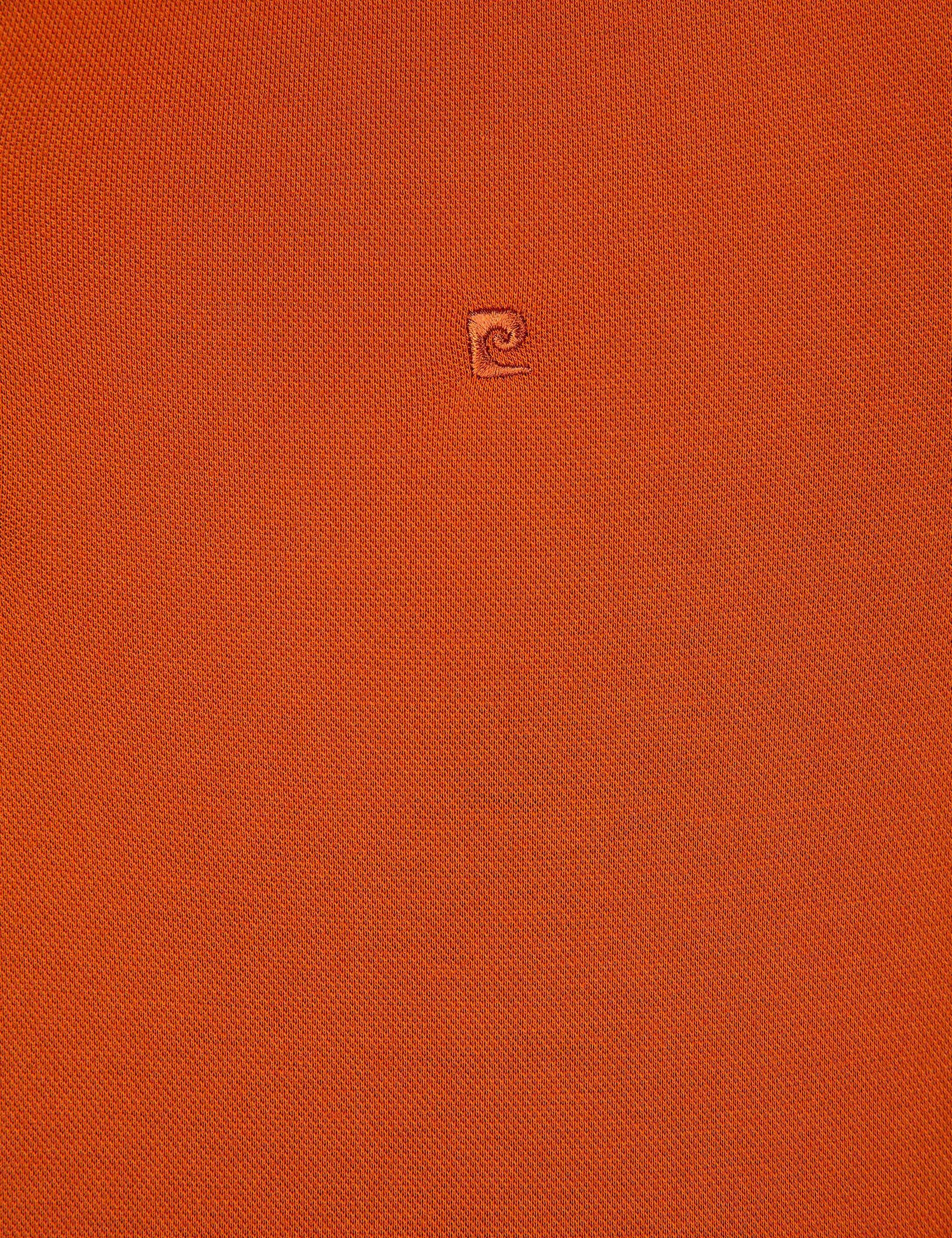 Turuncu Slim Fit Basic Polo Yaka T-Shirt