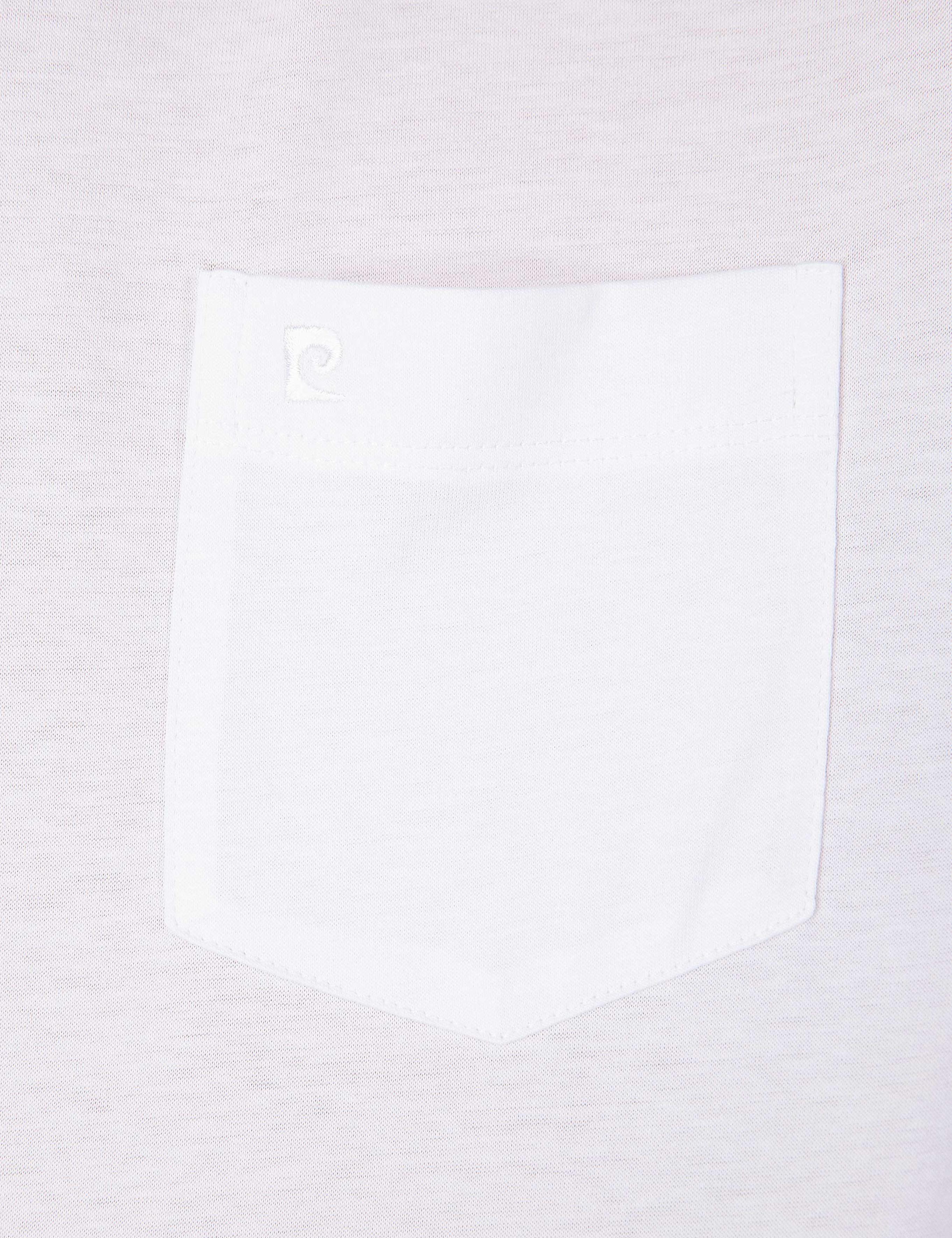 Beyaz Regular Fit Polo Yaka Merserize Tişört