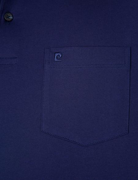 Lacivert Regular Fit Polo Yaka Basic T-Shirt - 50199597021