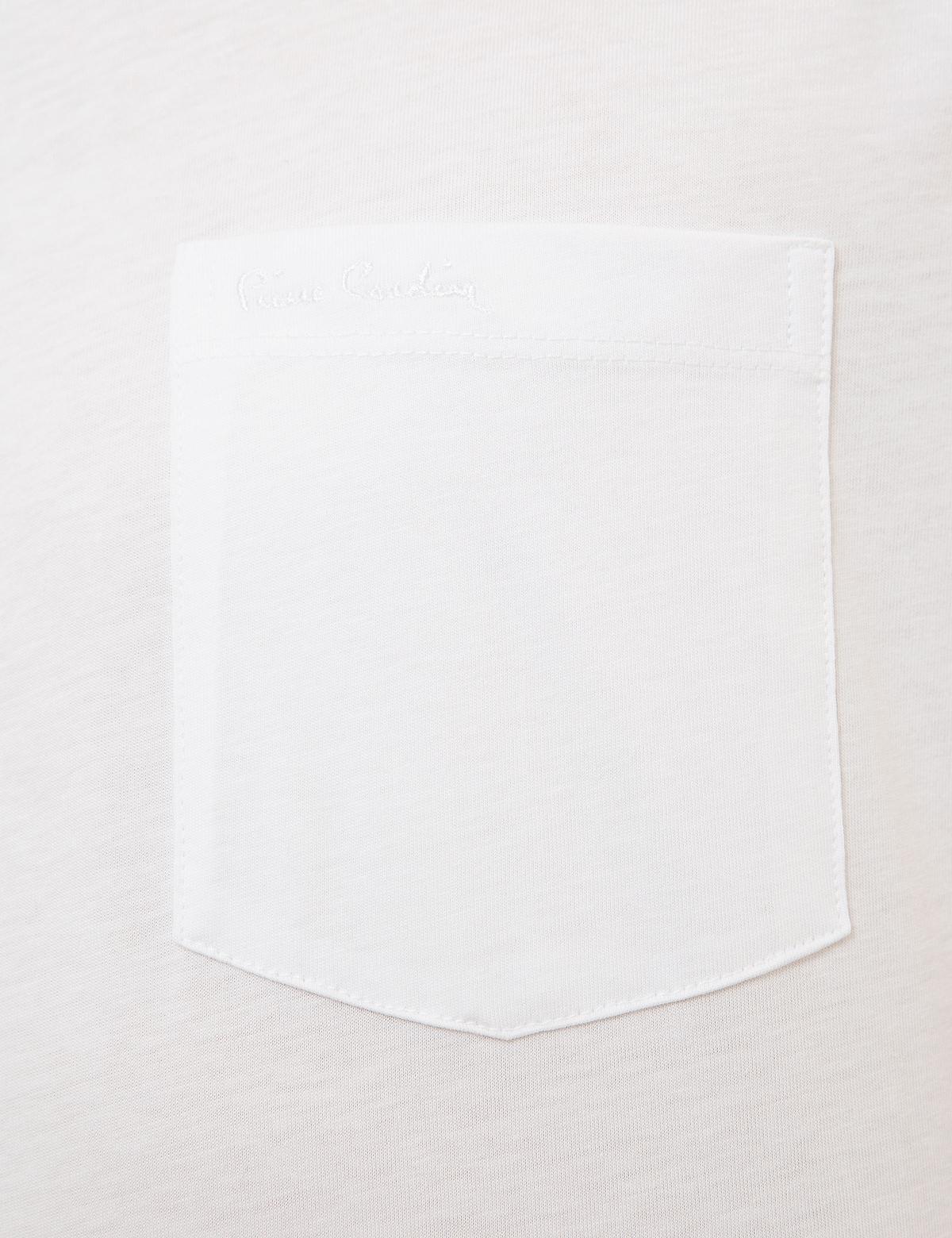 Beyaz Regular Fit Basic Tişört - 50199621004