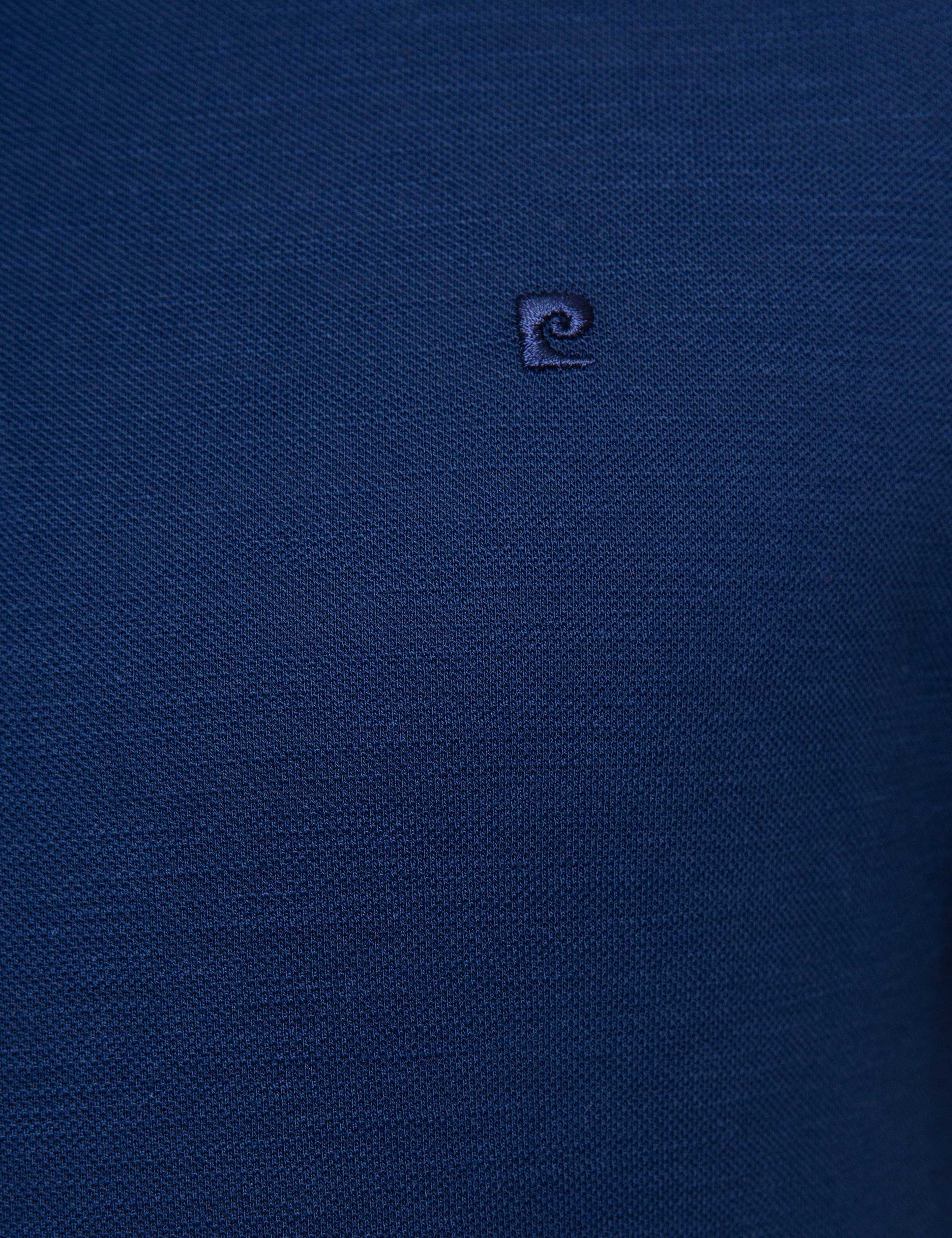 Lacivert Slim Fit Polo Yaka Tişört - Image 5