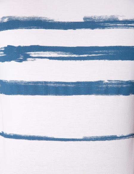 Beyaz Slim Fit Bisiklet Yaka T-Shirt - 50200155031