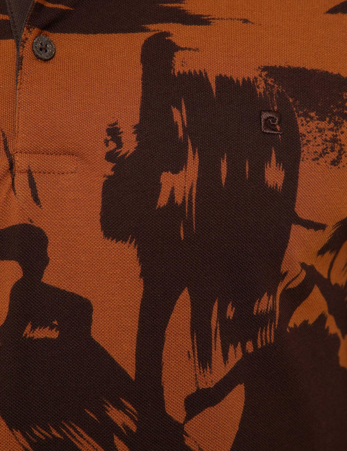 Kahverengi Slim Fit Polo Yaka T-Shirt - 50200302001