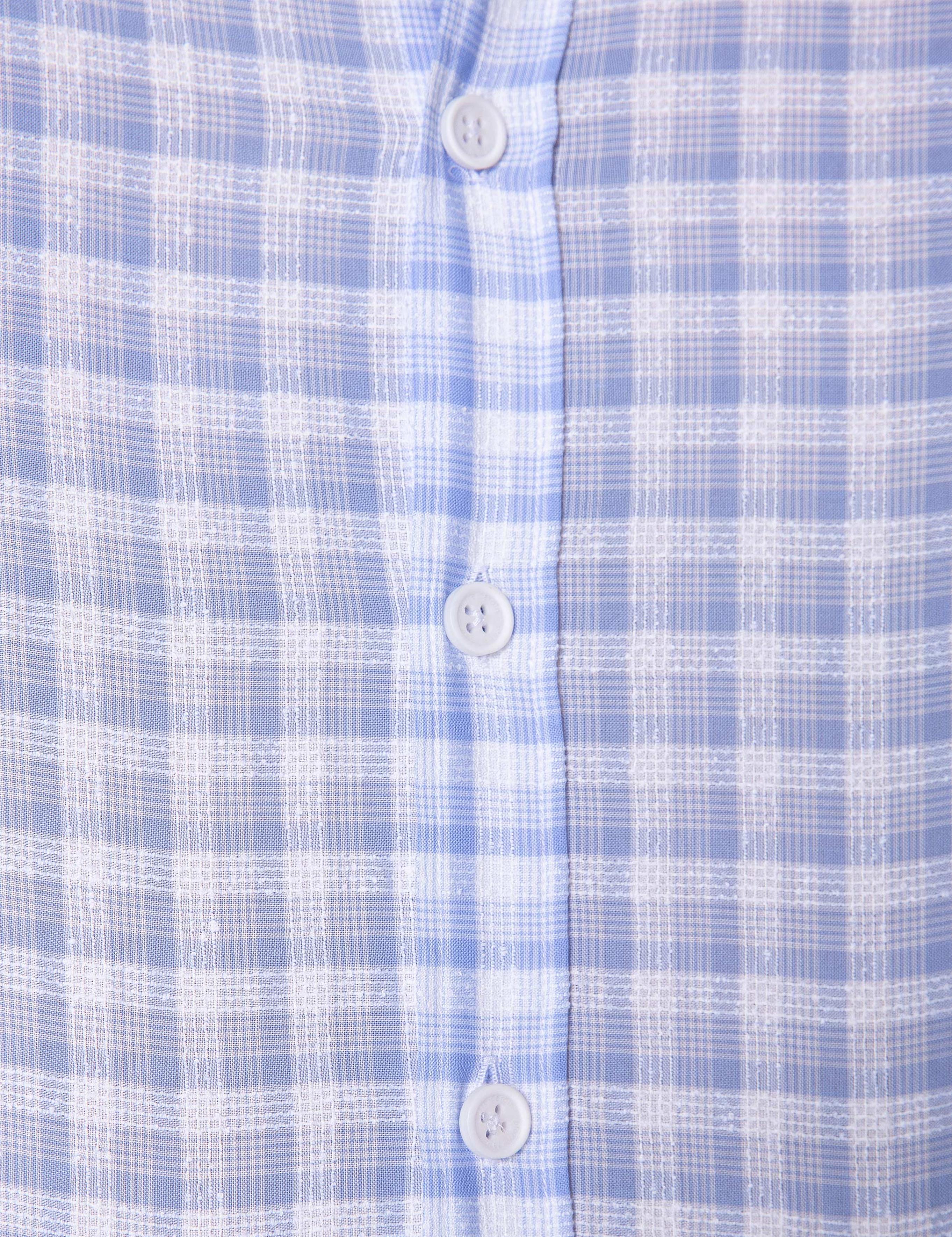 Açık Mavi Slim Fit Uzun Kollu Gömlek