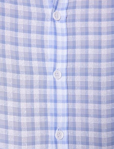 Açık Mavi Slim Fit Uzun Kollu Gömlek - 50200504006