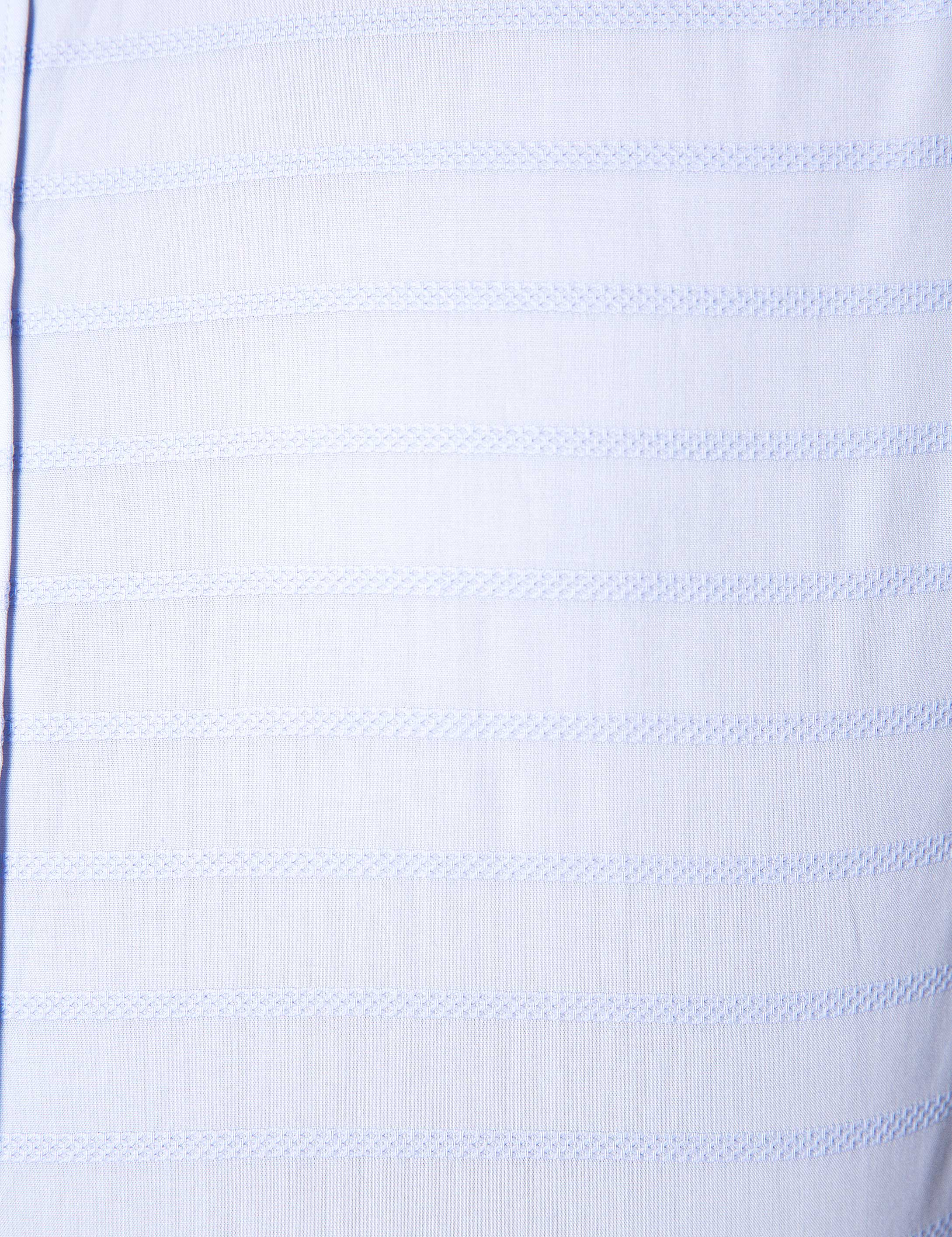 Açık Mavi Slim Fit Uzun Kollu Gömlek - Image 5