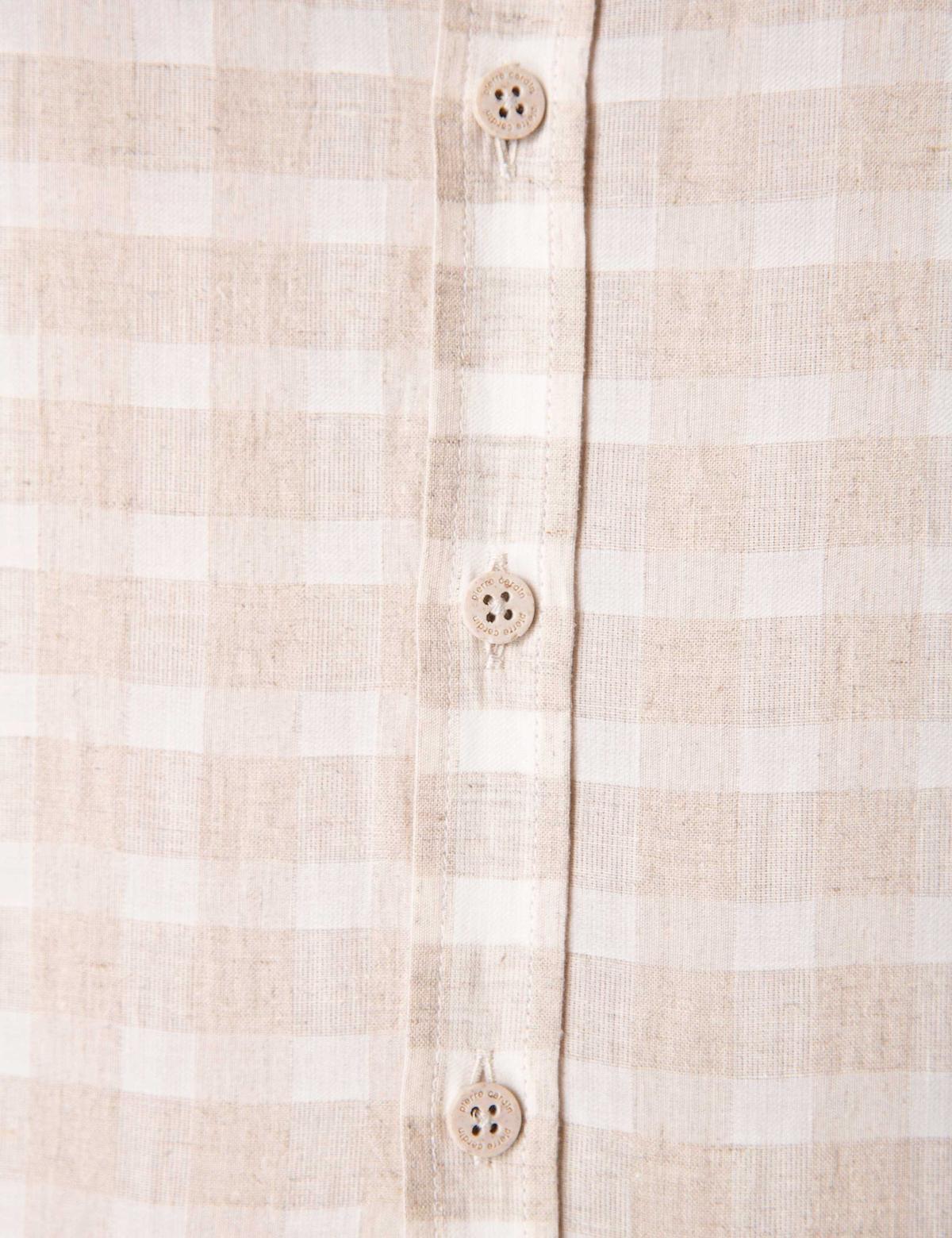 Bej Regular Fit Uzun Kollu Gömlek - 50200528016