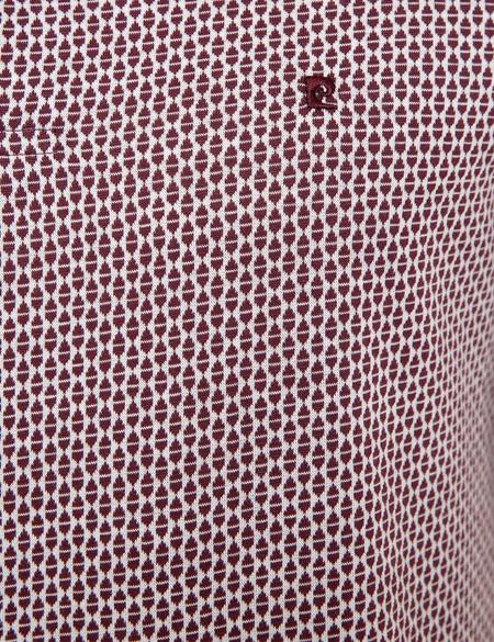 Bordo Regular Fit Polo Yaka Tişört - 50200554034