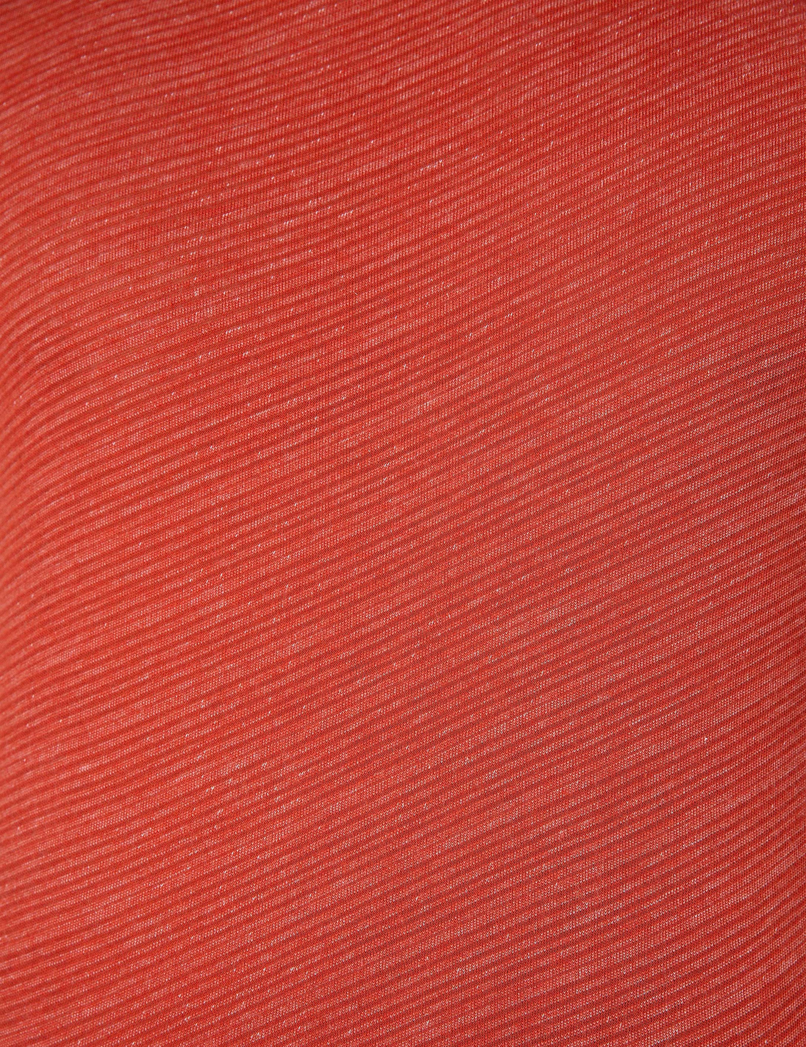 Kiremit Slim Fit Bisiklet Yaka T-Shirt