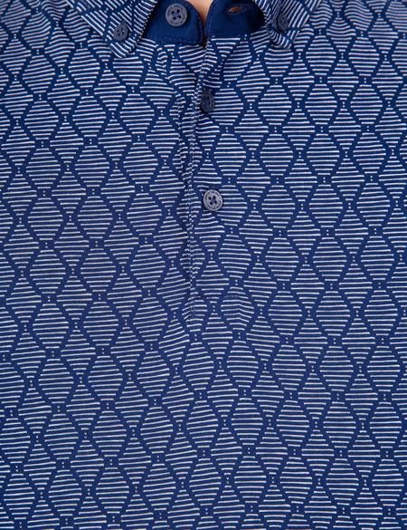 Lacivert Slim Fit Tişört - 50200629016