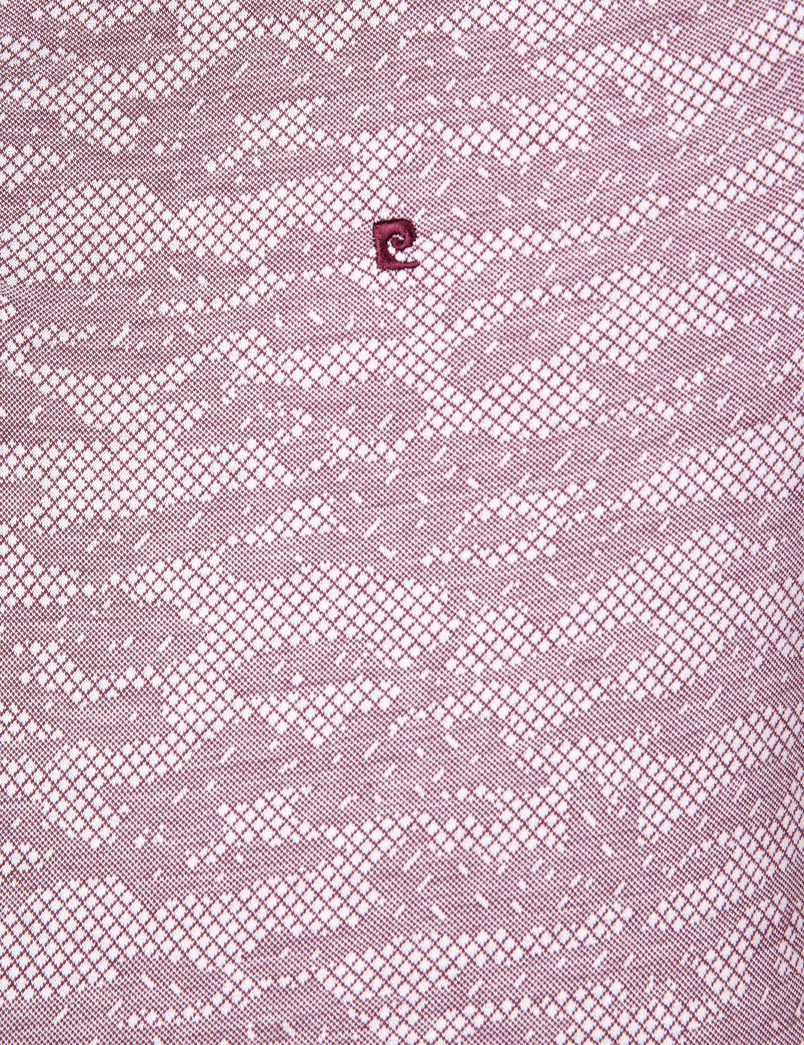 Bordo Slim Fit Polo Yaka T-Shirt