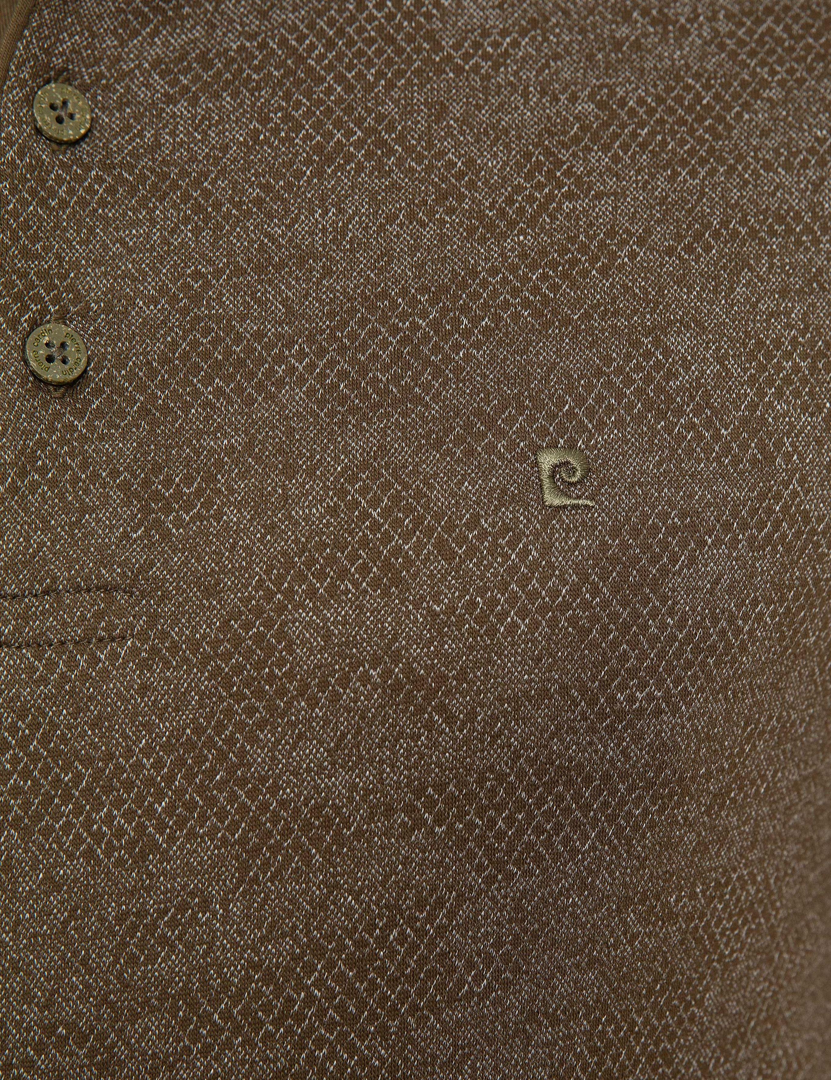 Haki Slim Fit Polo Yaka T-Shirt