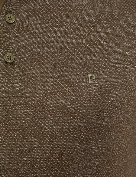 Haki Slim Fit Polo Yaka T-Shirt - 50200657023