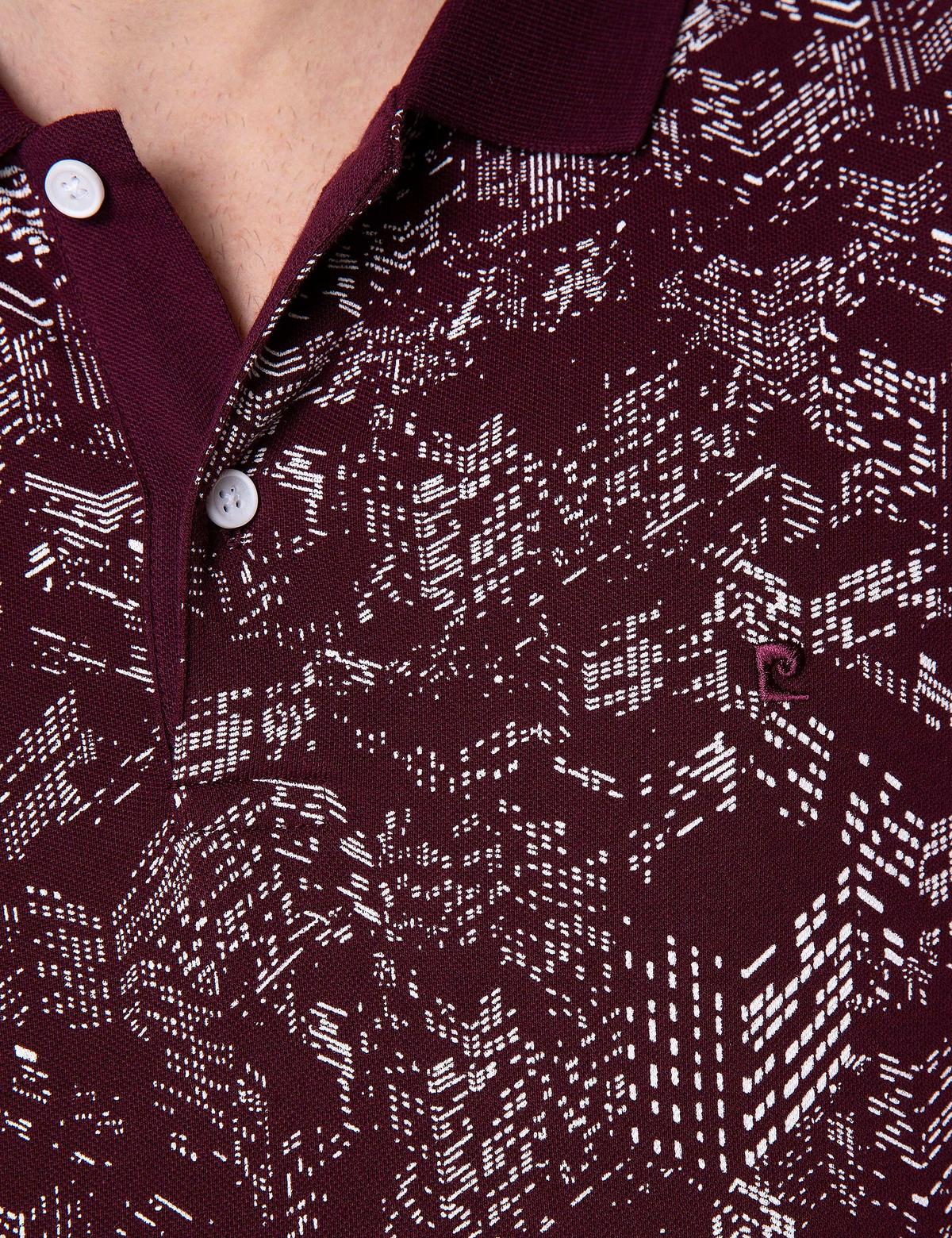 Bordo Slim Fit Polo Yaka T-Shirt - 50200831052