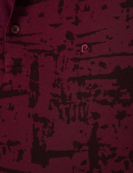 Bordo Slim Fit Polo Yaka T-Shirt - 50200833002