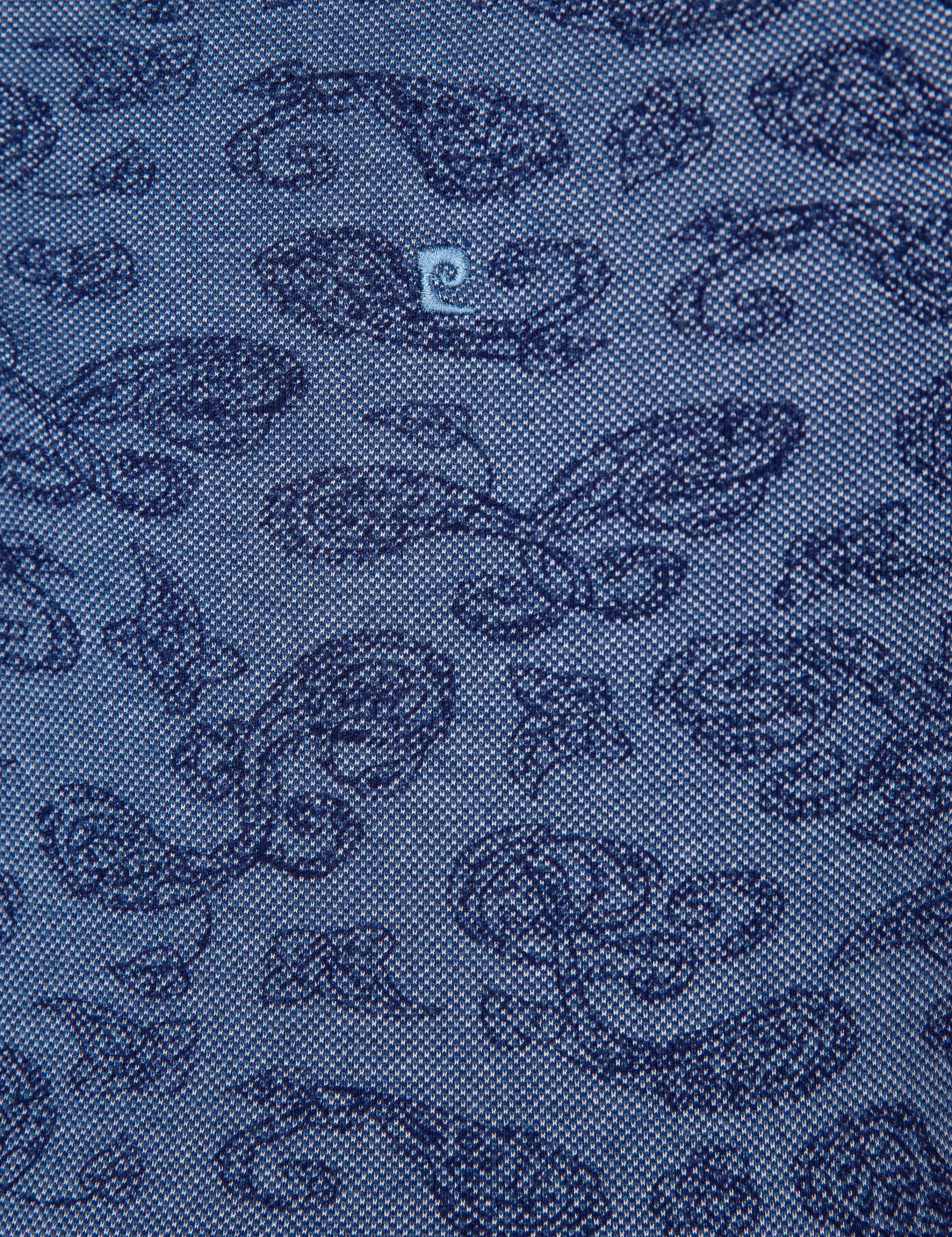 Lacivert Slim Fit Polo Yaka T-Shirt