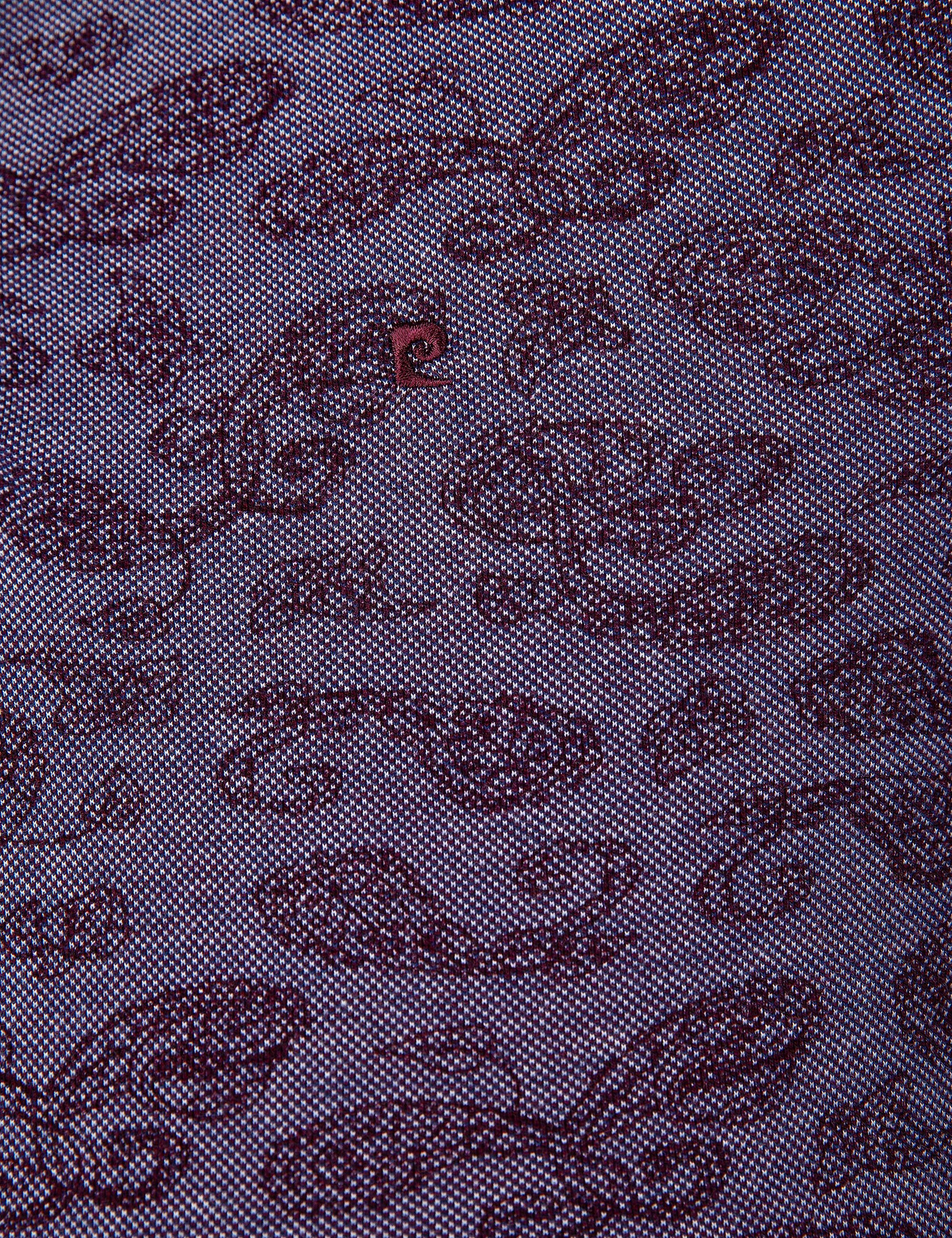 Bordo Slim Fit Polo Yaka T-Shirt