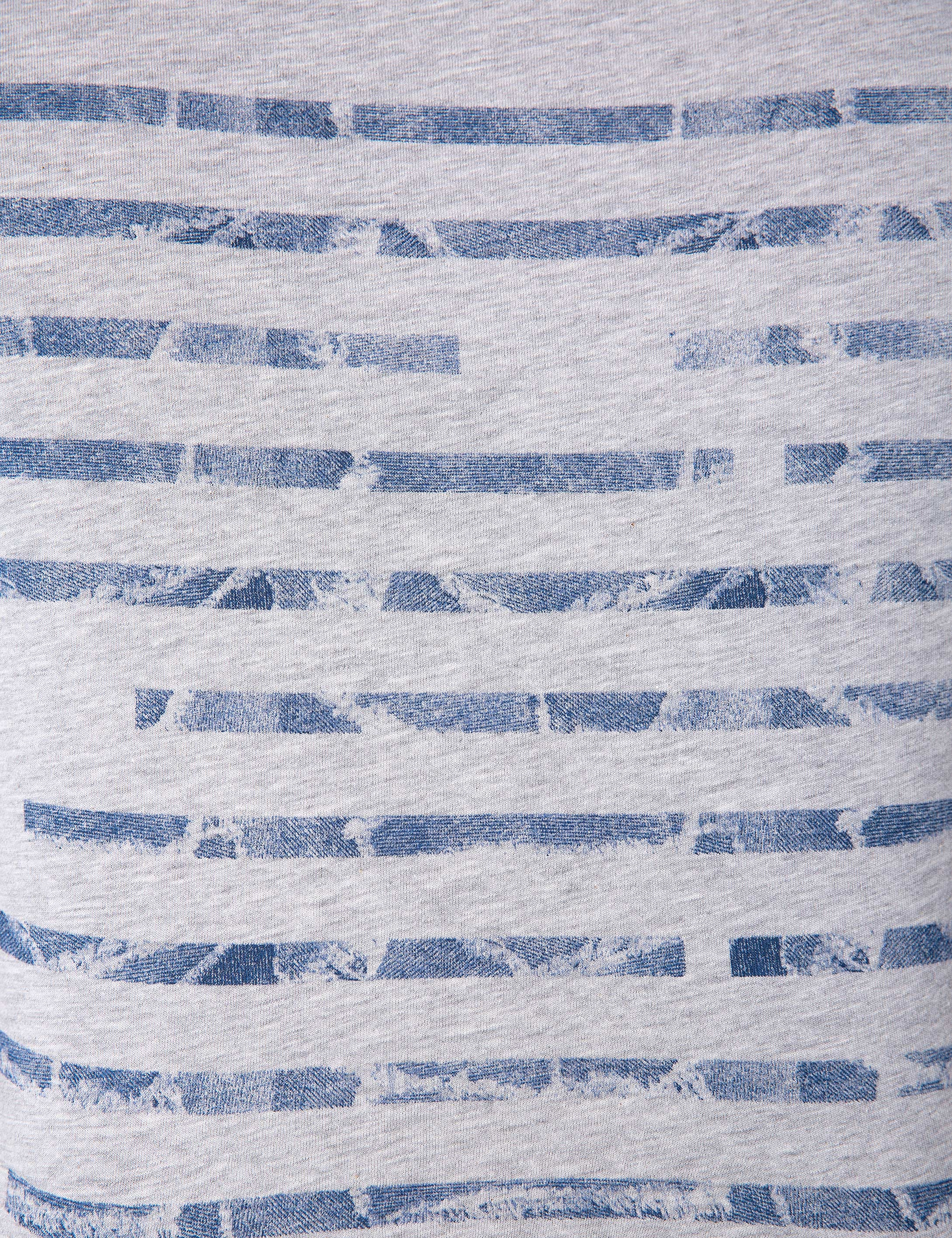 Gri Melanj Slim Fit Bisiklet Yaka T-Shirt - Image 5