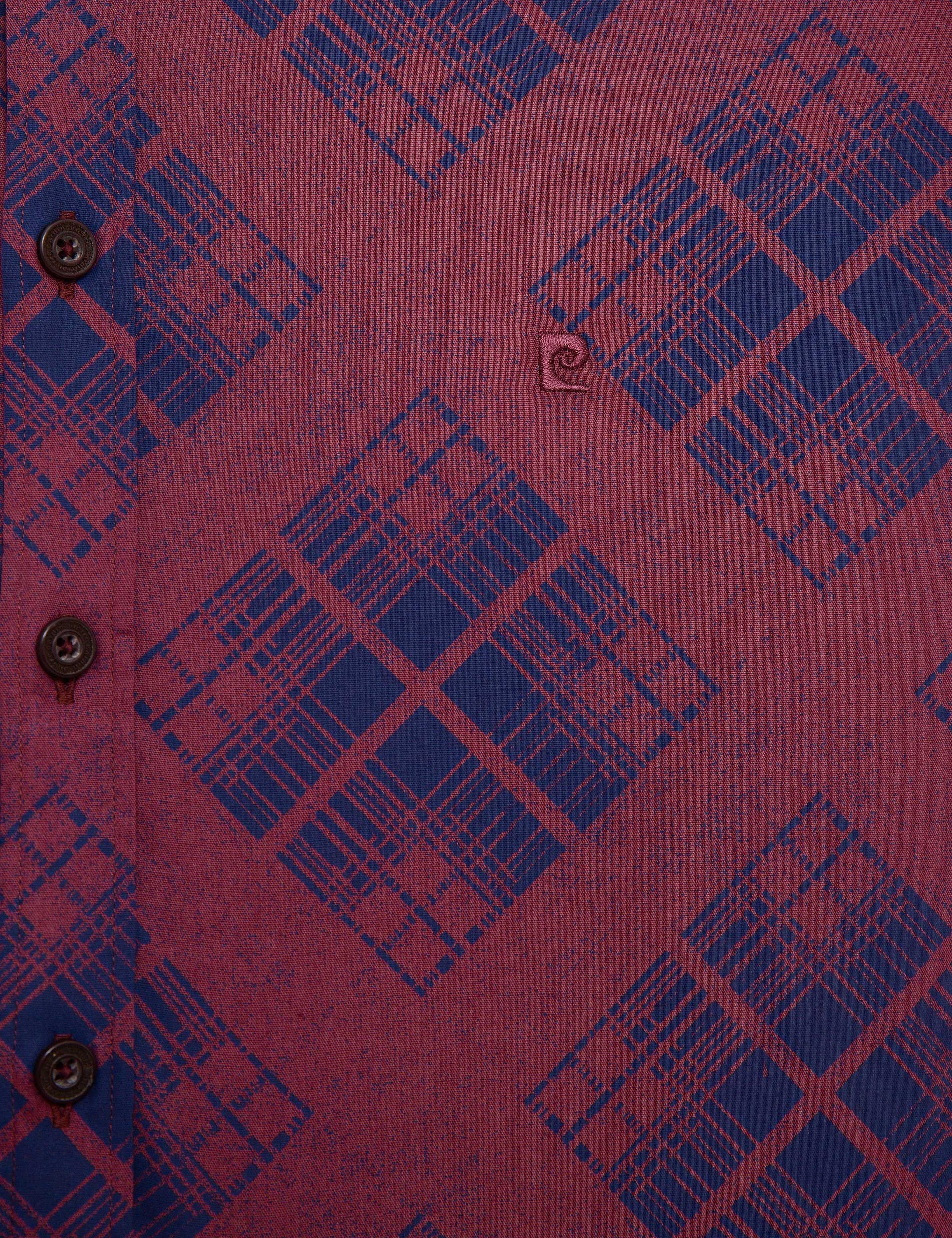 Bordo Slim Fit Gömlek