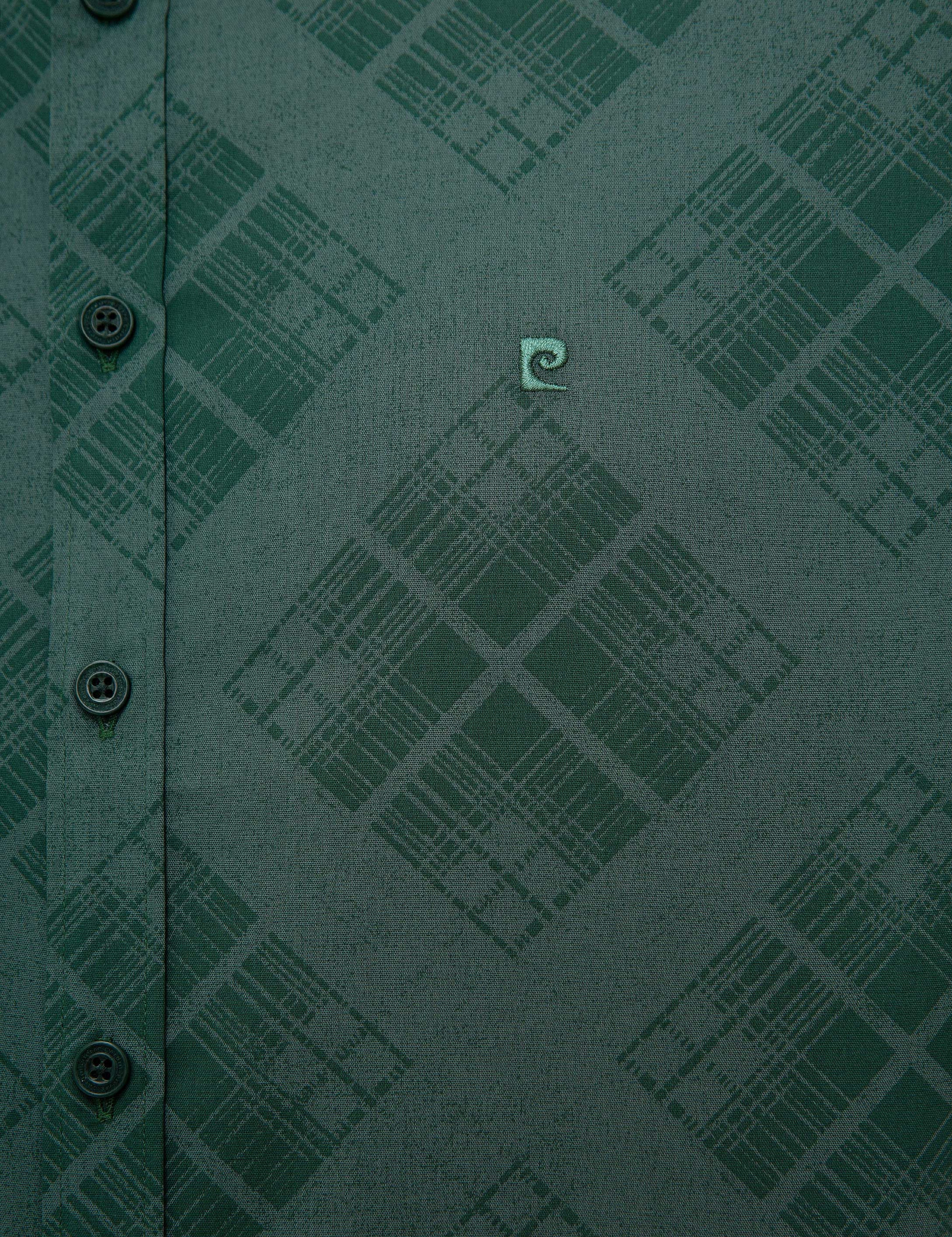 Yeşil Slim Fit Gömlek - Image 5