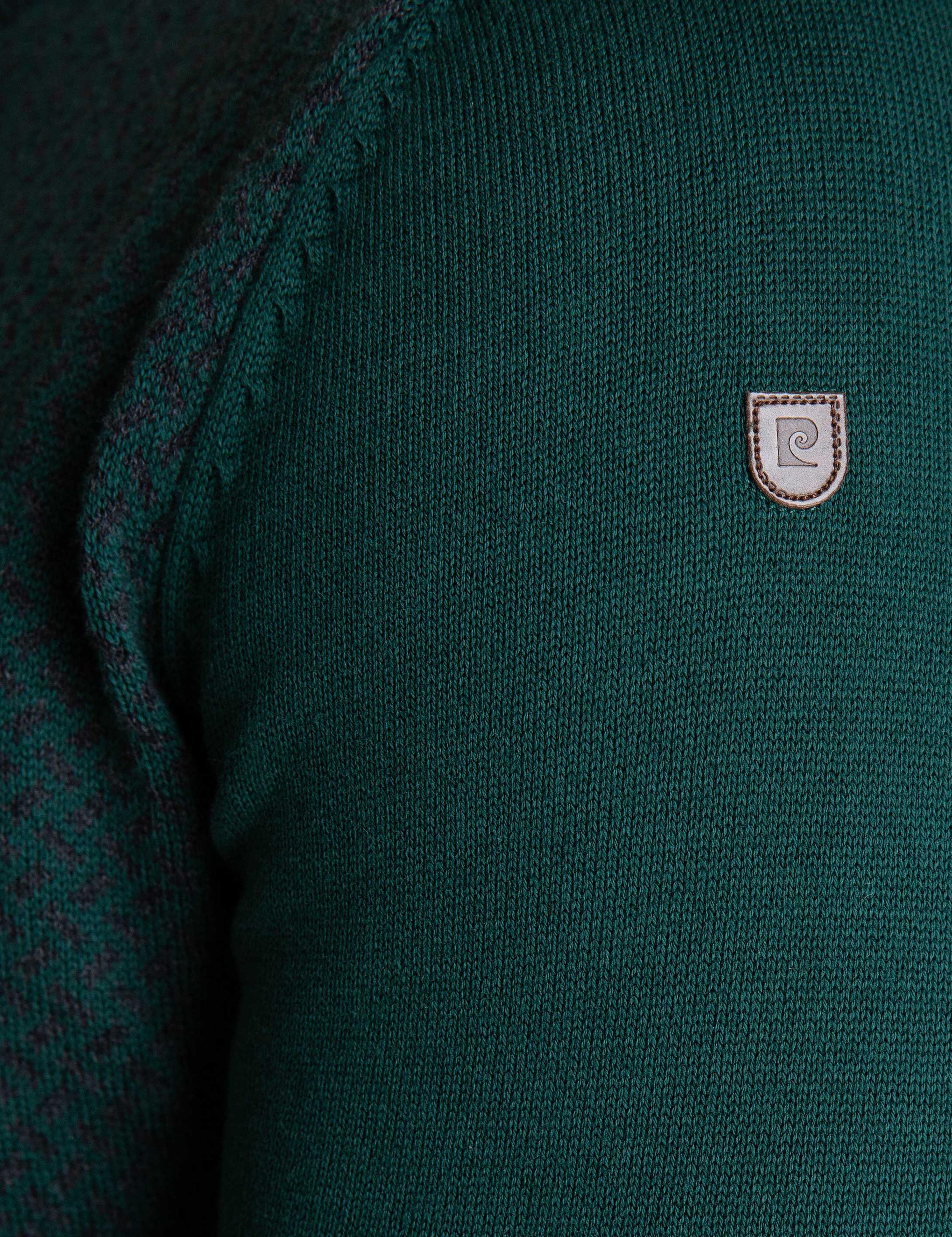 Yeşil Slim Fit Triko Kazak