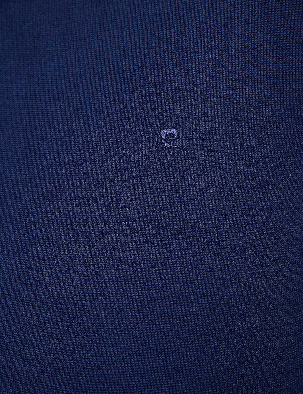 Lacivert Slim Fit Bisiklet Yaka Basic Triko Kazak - 50205304015