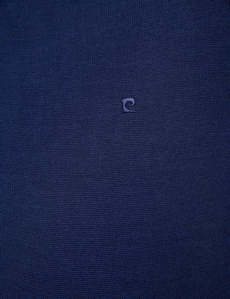 Lacivert Slim Fit Bisiklet Yaka Basic Triko Kazak - 50205304015