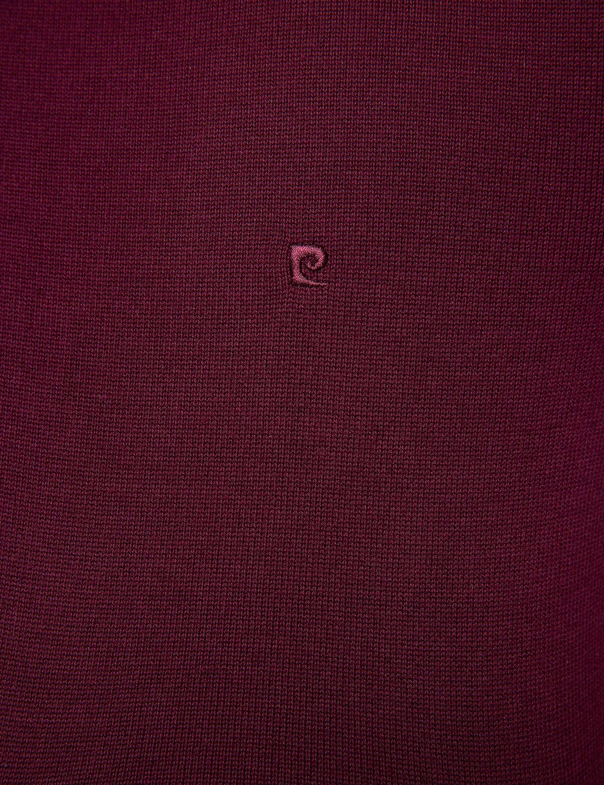 Bordo Slim Fit Bisiklet Yaka Basic Triko Kazak - 50205304025