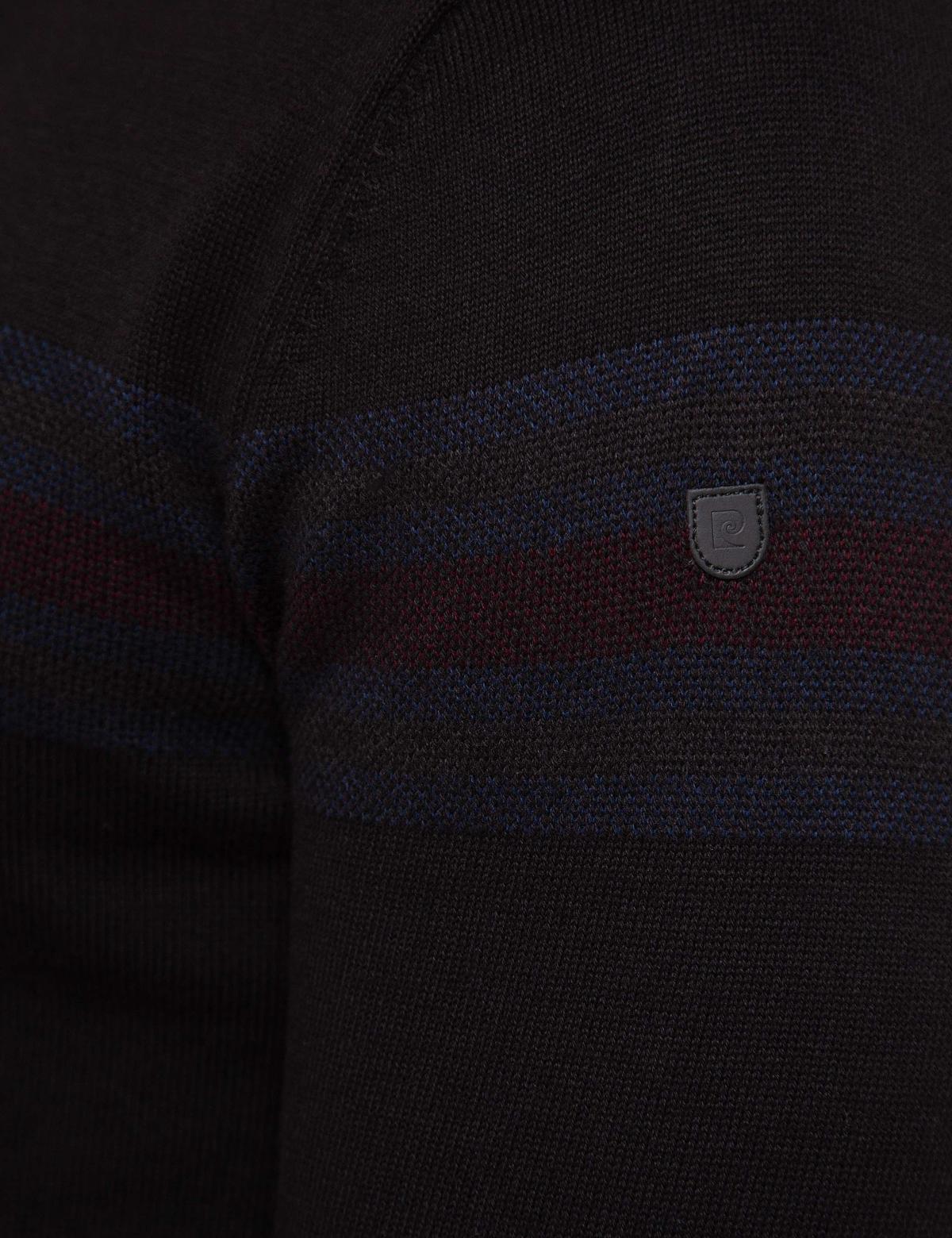 Siyah Slim Fit Triko Kazak - 50208704001