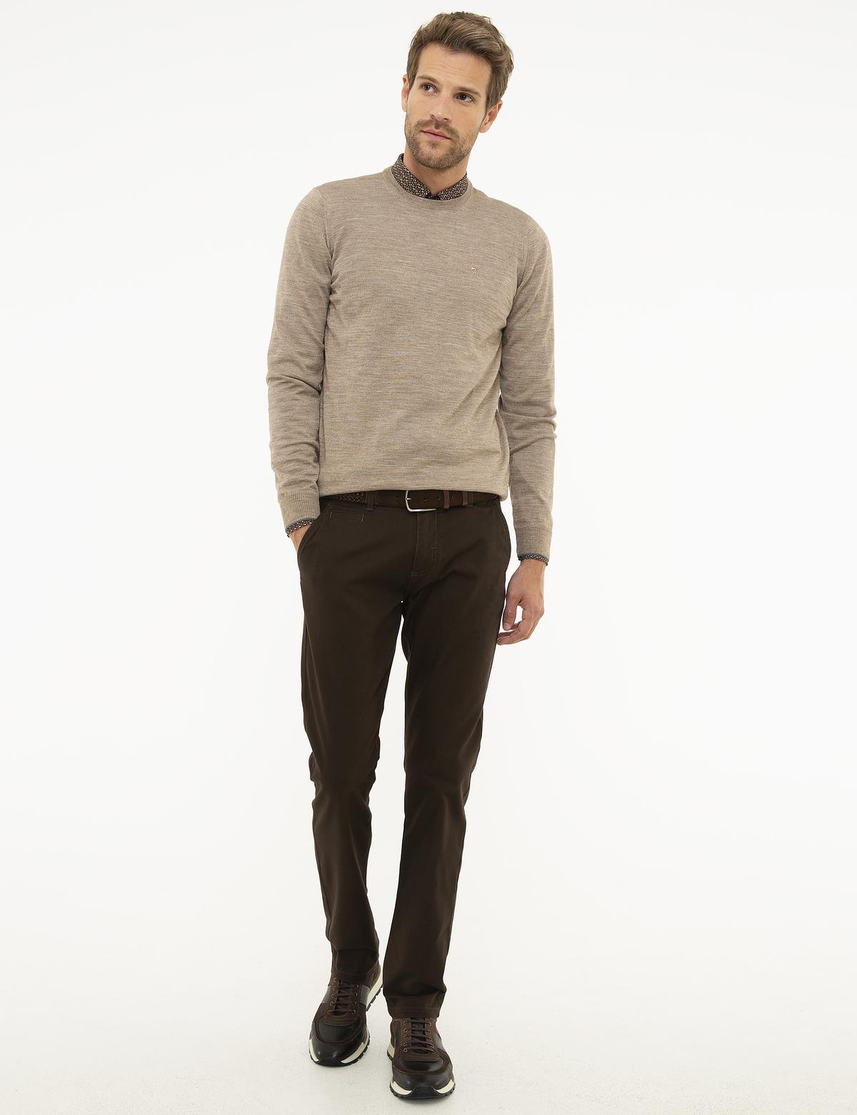 Taş Slim Fit Basic Kazak - 50206763110