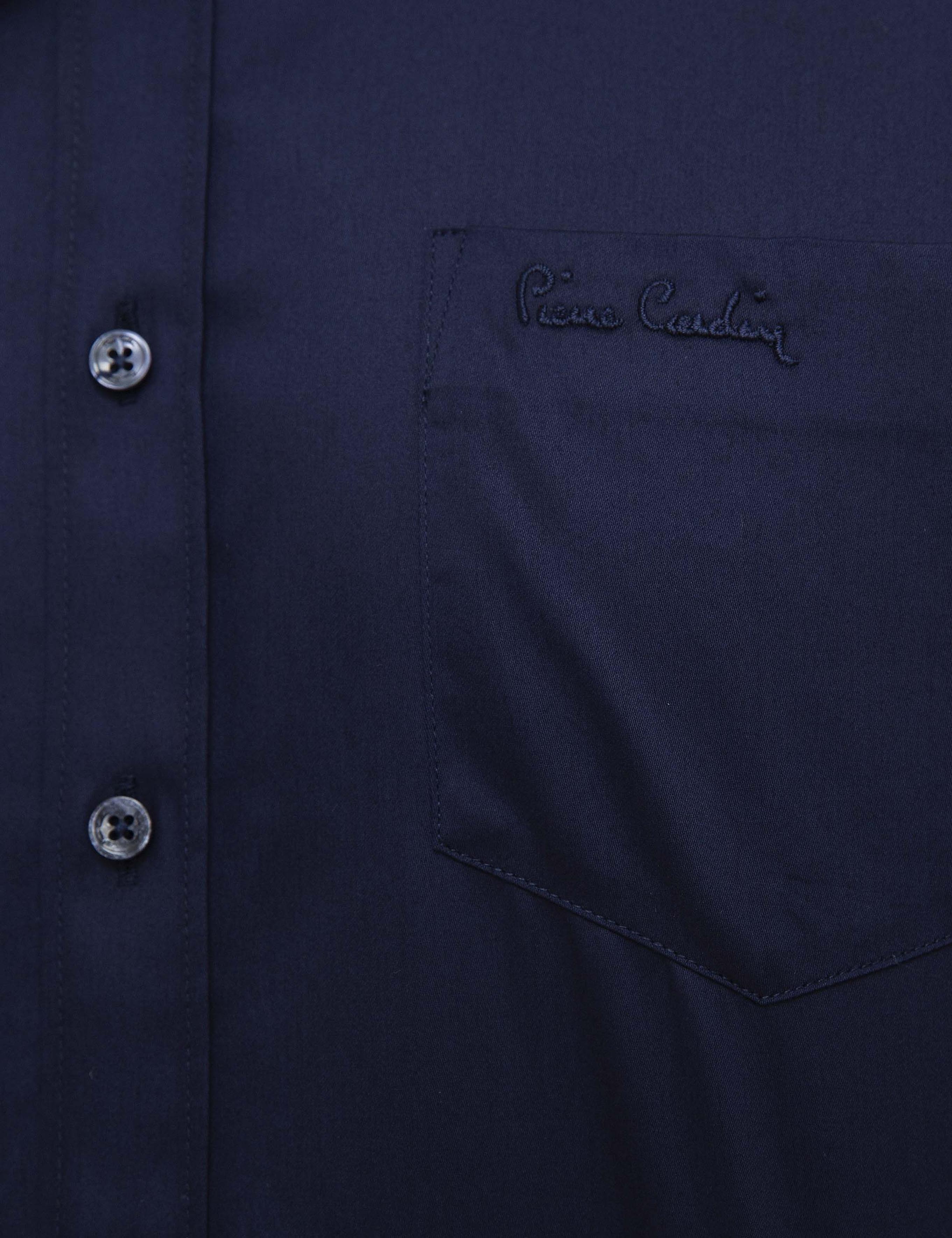 Lacivert Regular Fit Uzun Kollu Klasik Gömlek