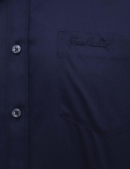 Lacivert Regular Fit Uzun Kollu Klasik Gömlek - 50207634037