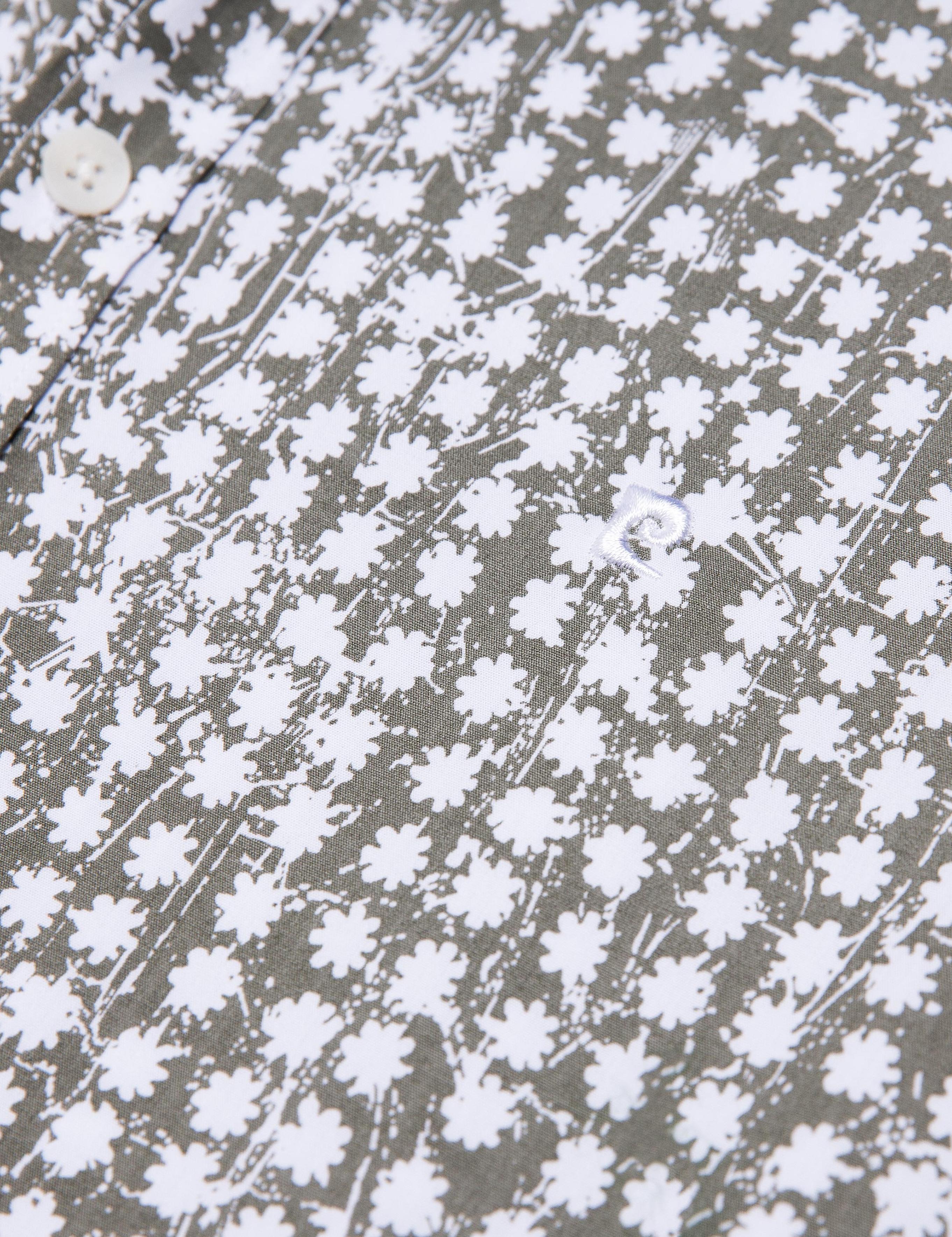 Haki Slim Fit Uzun Kollu Gömlek