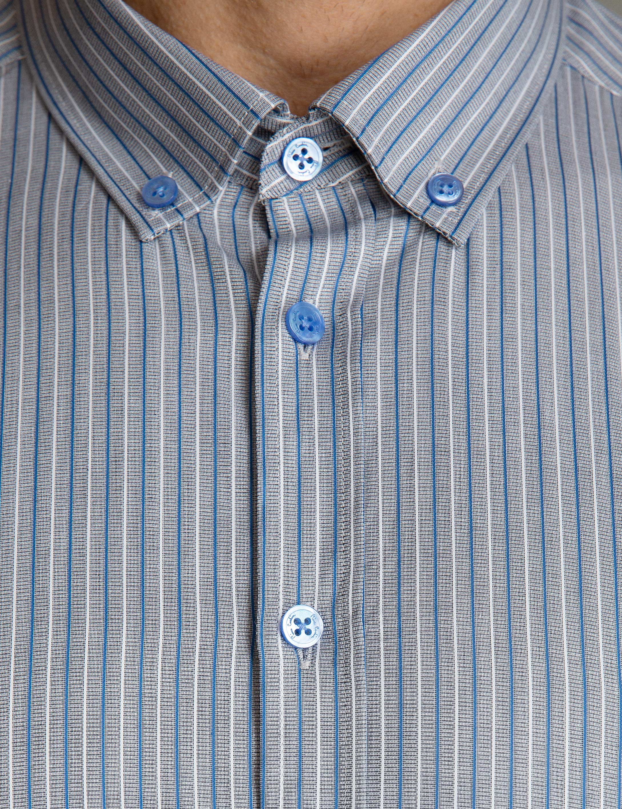 Slim Gri Gömlek - 50207051016