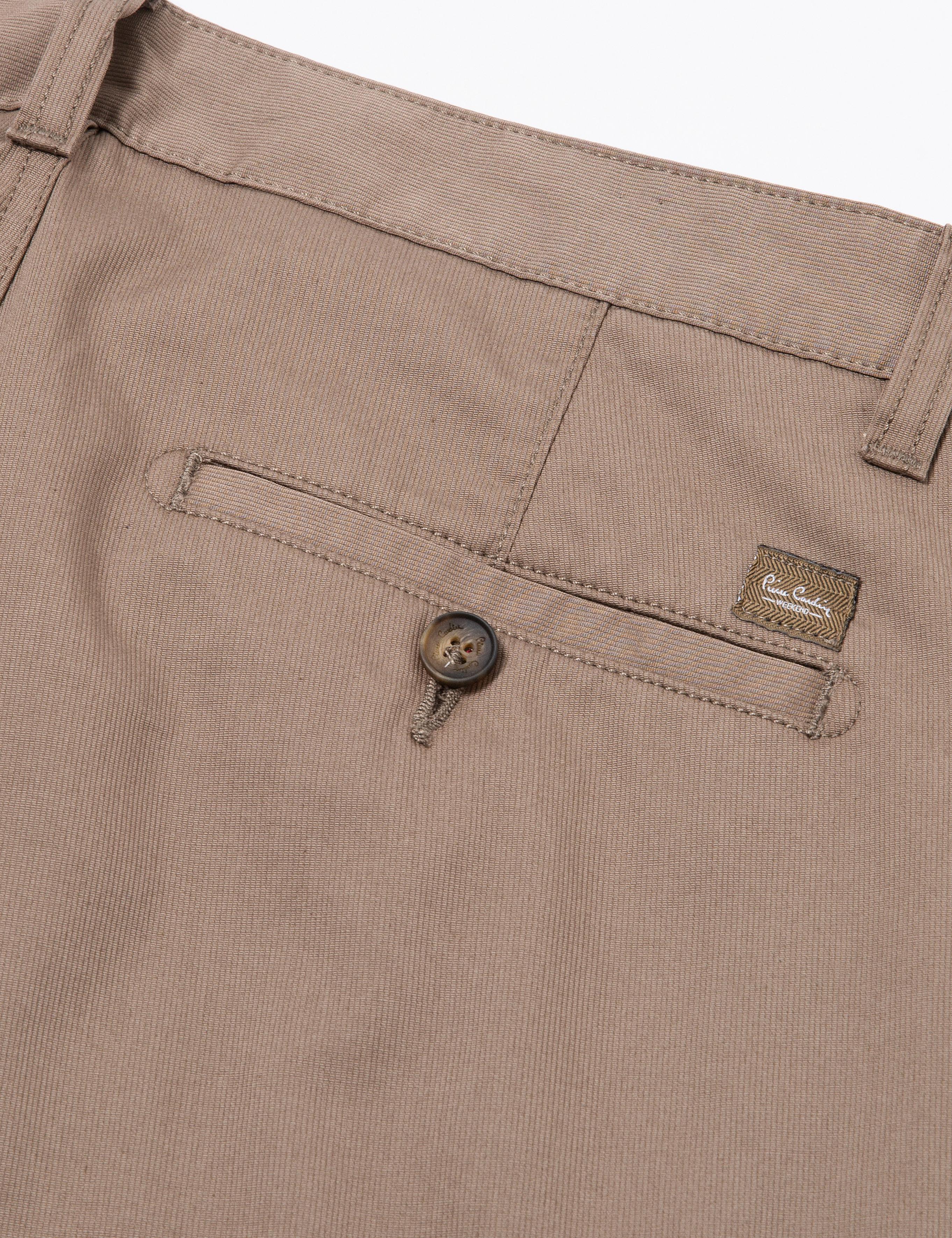 Camel Slim Fit Kanvas Pantolon