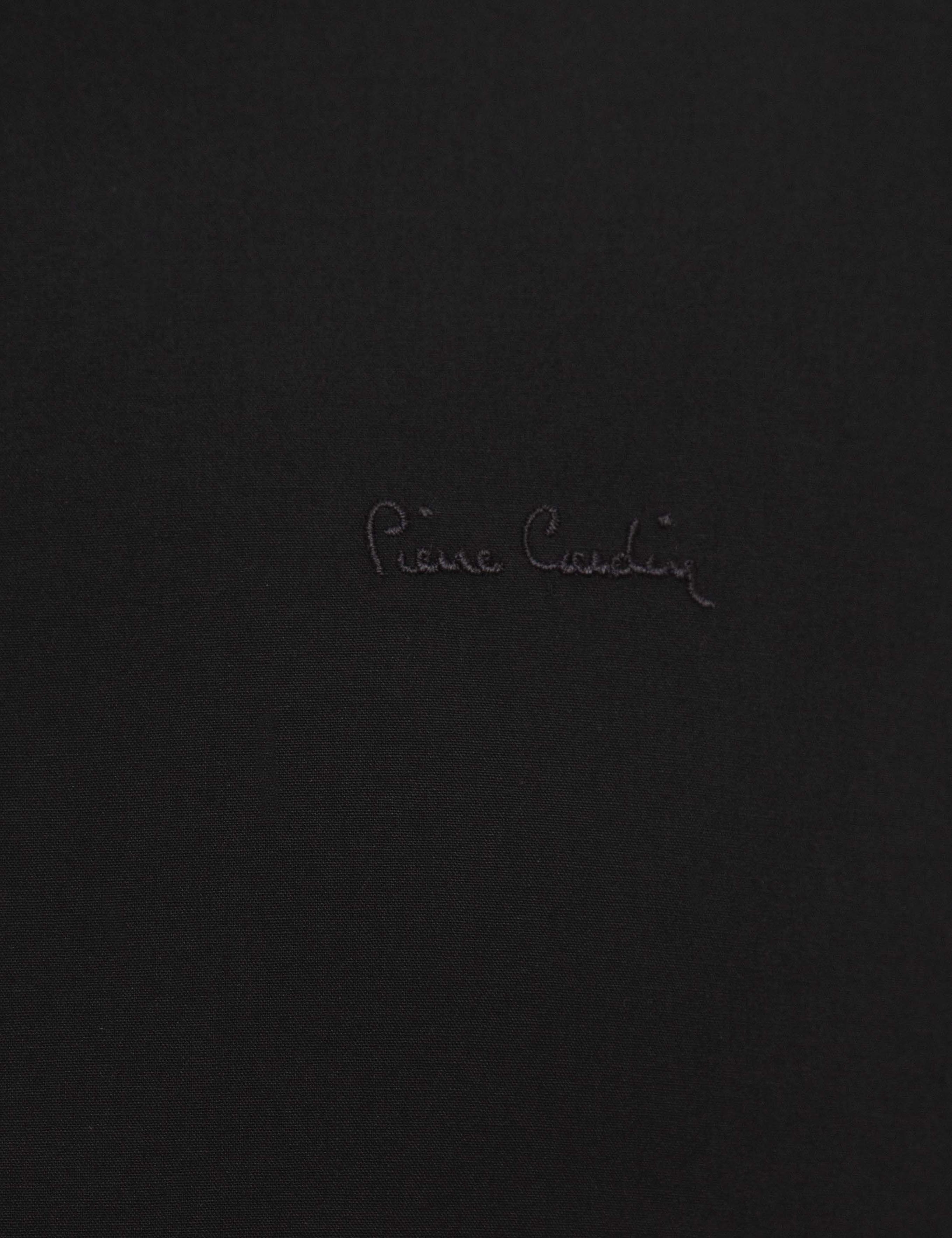 Siyah Slim Fit Uzun Kollu Basic Gömlek