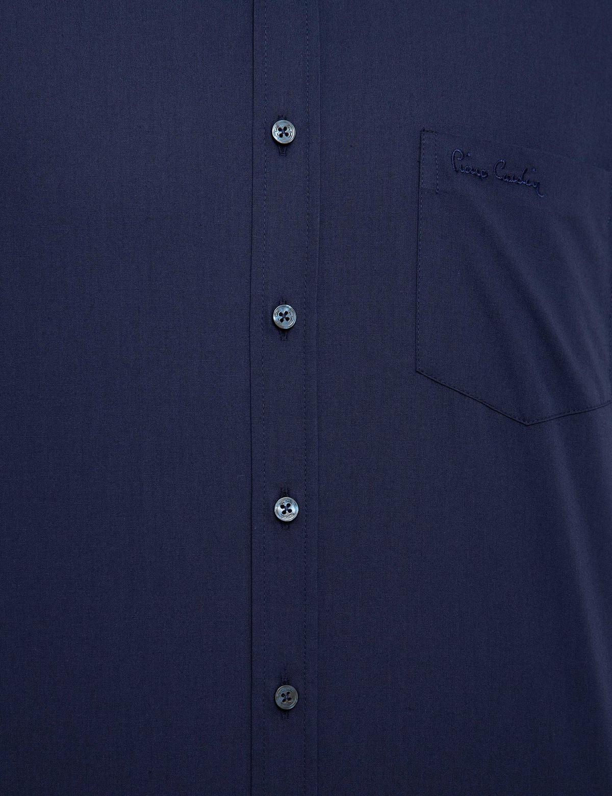 Lacivert Regular Fit Uzun Kollu Basic Gömlek - 50207625037