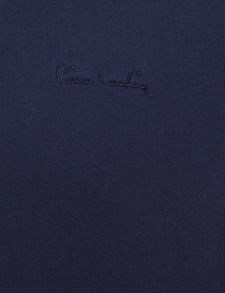 Lacivert Slim Fit Uzun Kollu Klasik Gömlek - 50207626028