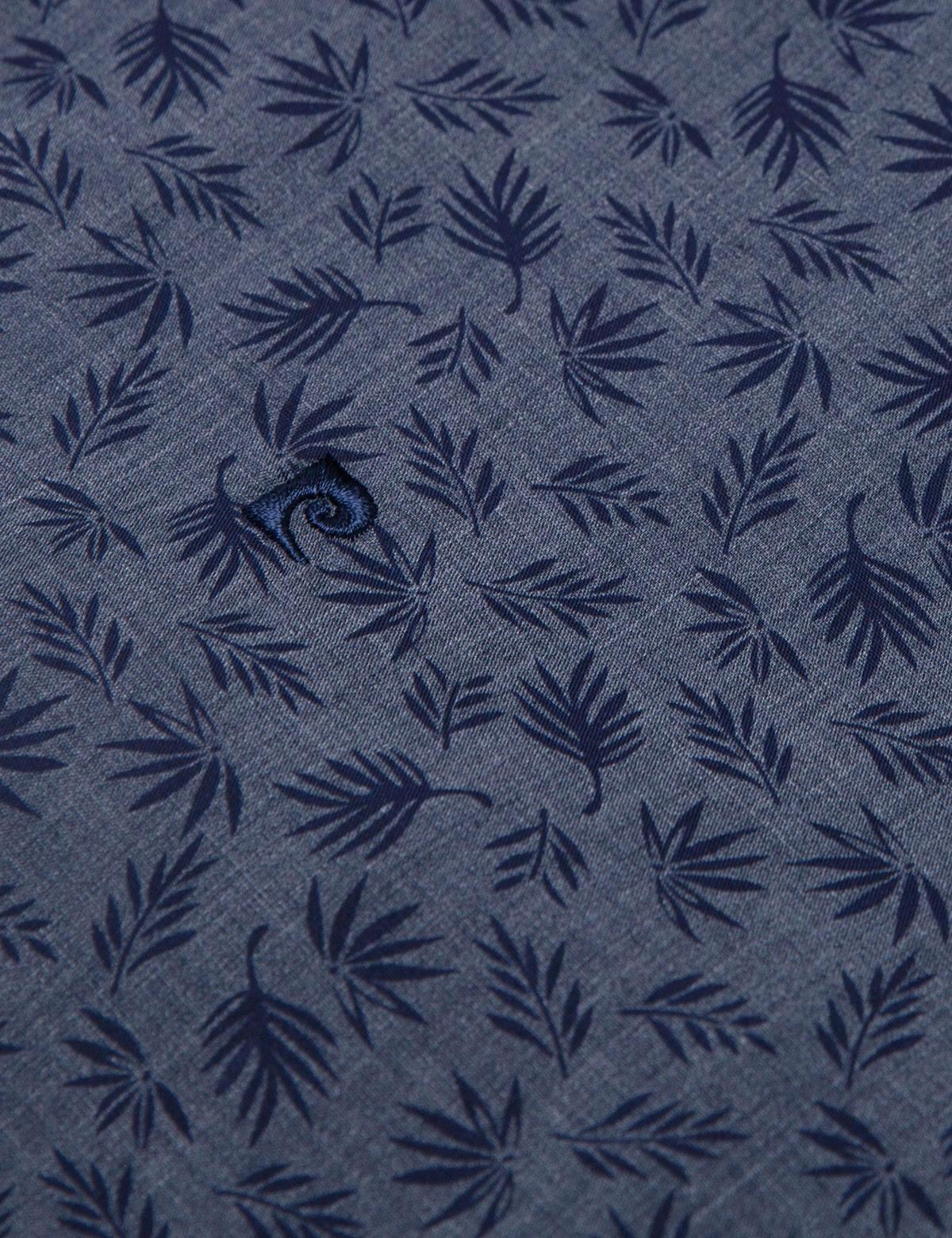 Antrasit Regular Fit Kısakol Gömlek - 50187446015