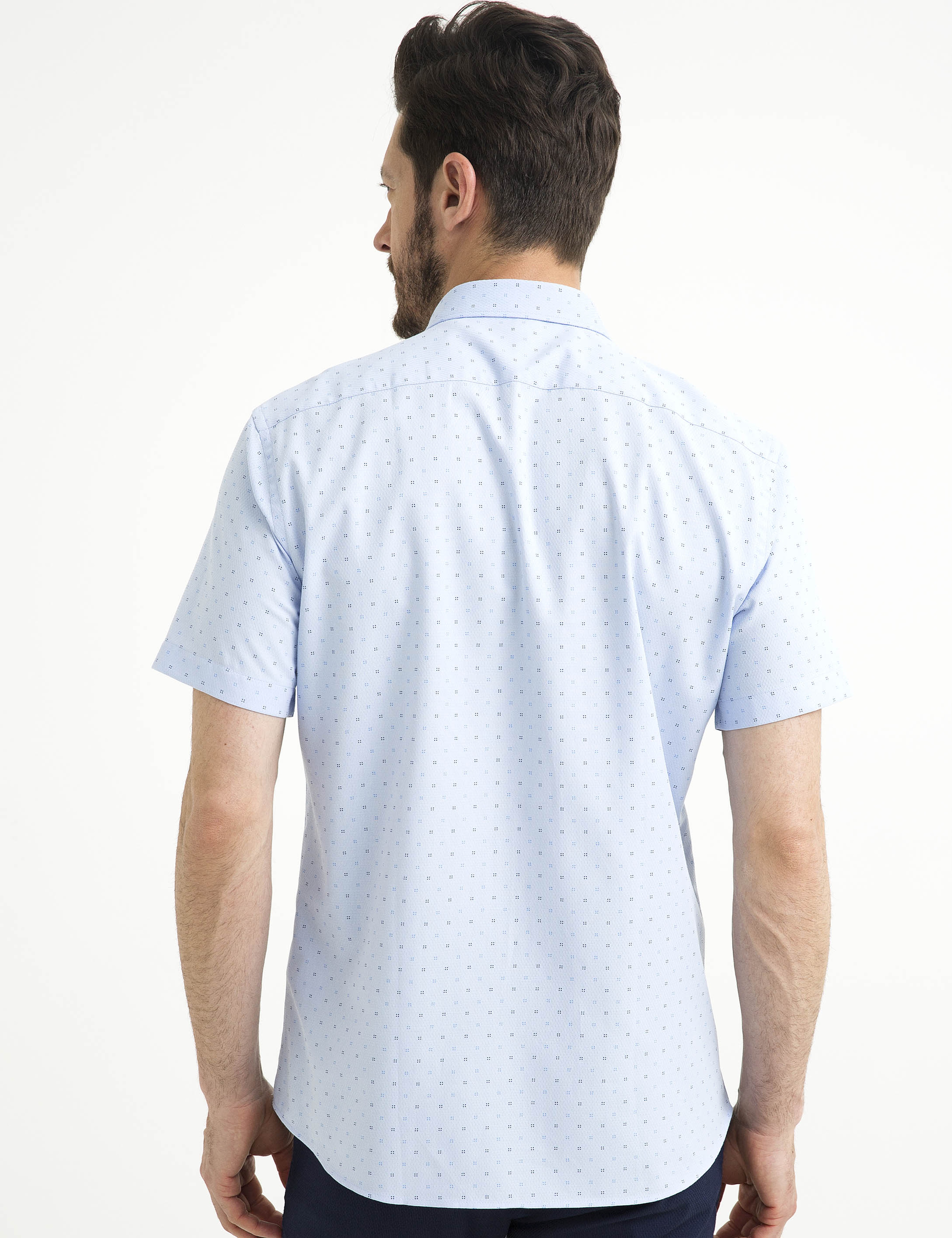 Mavi Regular Fit Kısa Kollu Gömlek