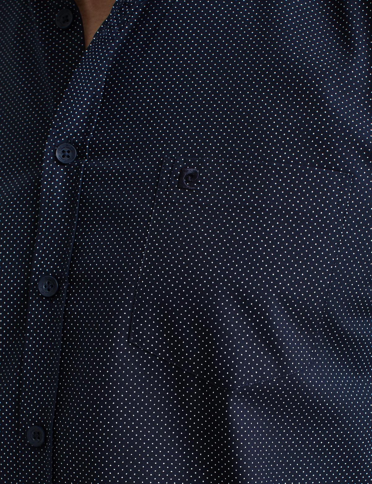 Lacivert Regular Fit Kısa Kollu Gömlek - 50187622001