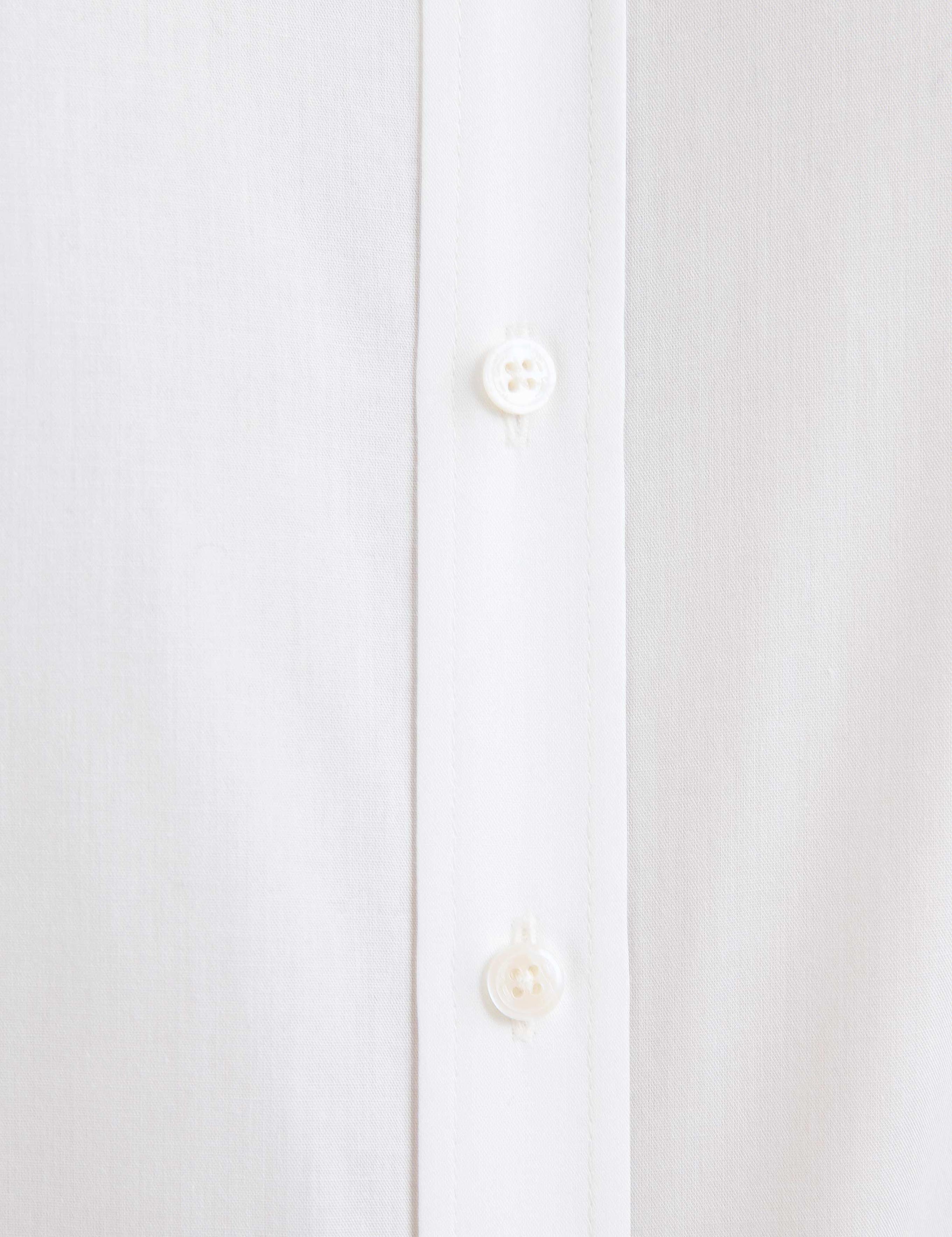 Ekru Slim Fit Basic Gömlek