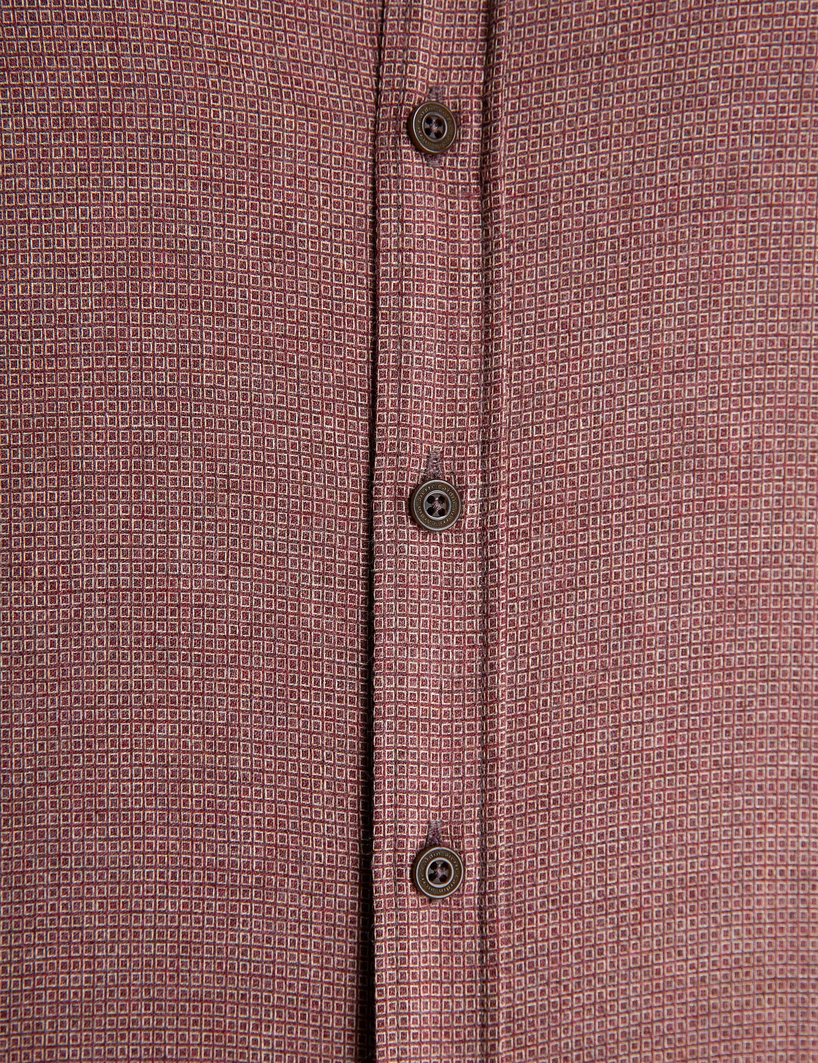 Kiremit Slim Fit Gömlek