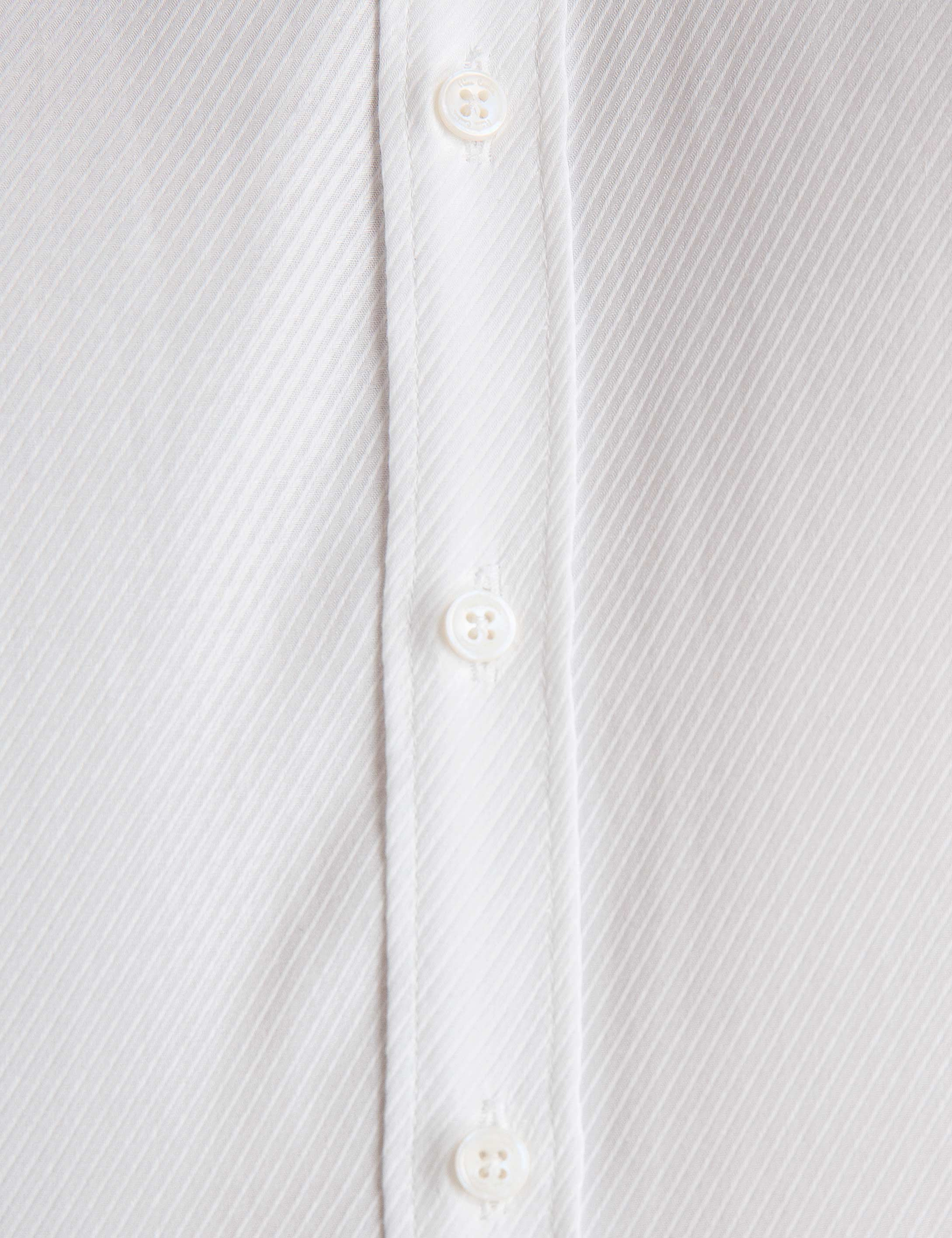 Beyaz Slim Fit Gömlek - Image 5