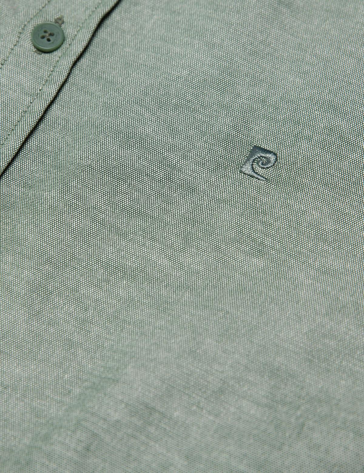 Slim Yeşil Gömlek - 50188500010